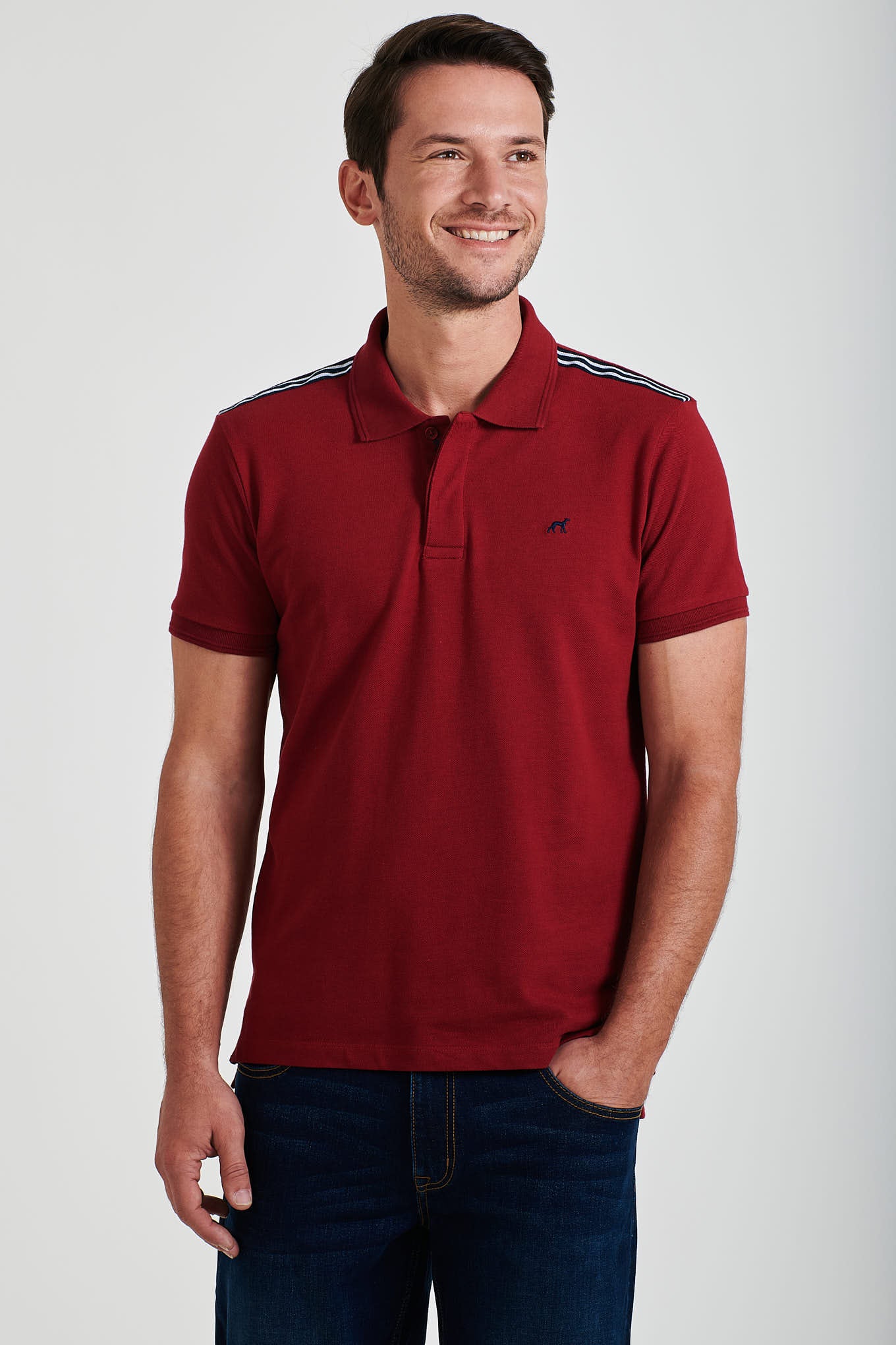 Men's Casual Slim Fit Piqué Polo - Image 43