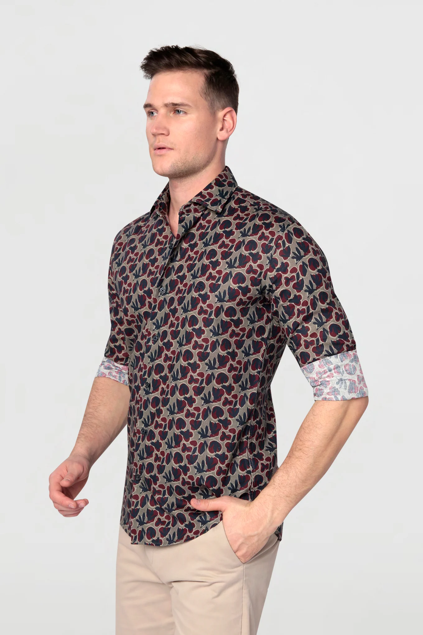 Men's Casual Slim Fit Shirt - Image 2