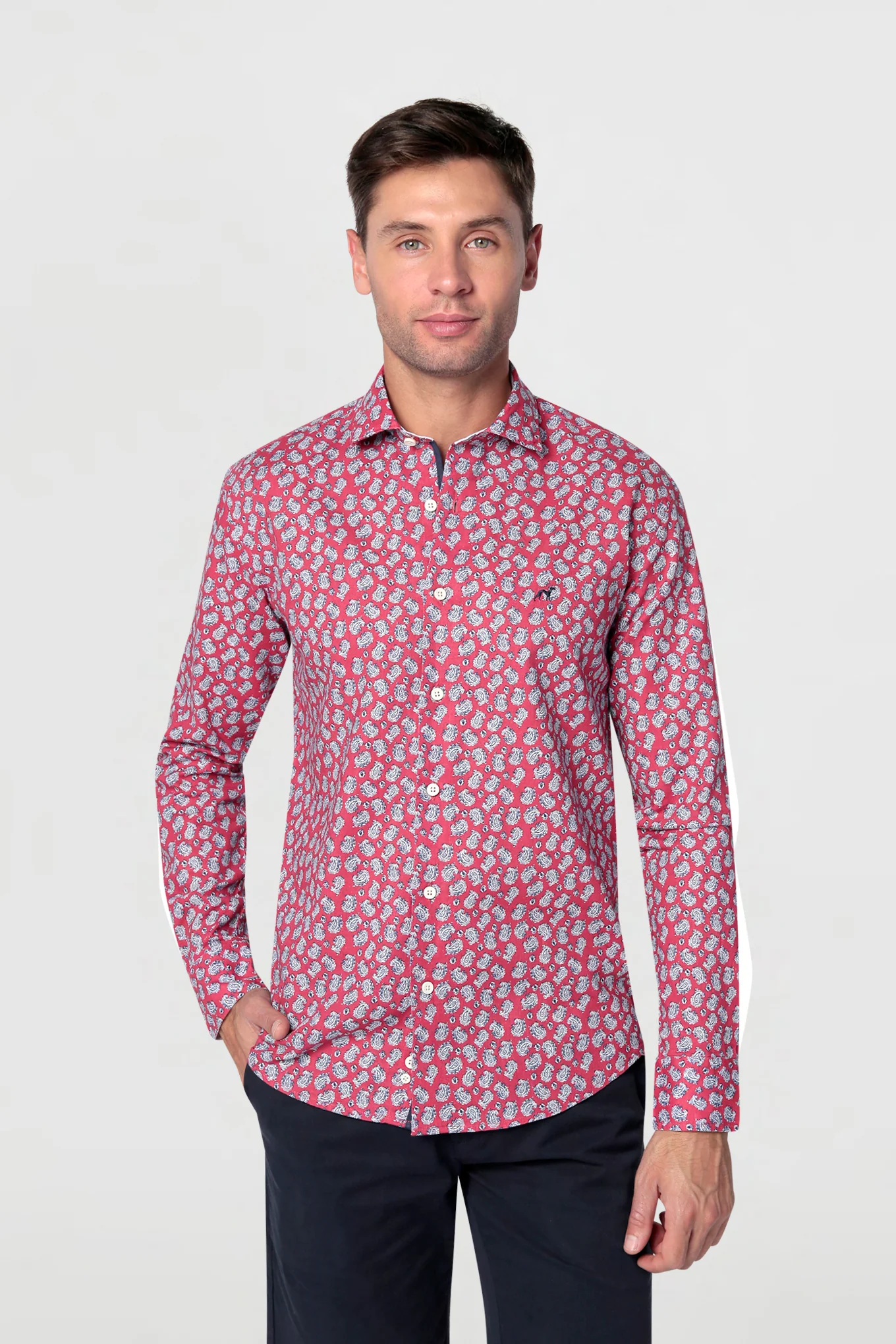 Men's Casual Slim Fit Shirt - Image 2