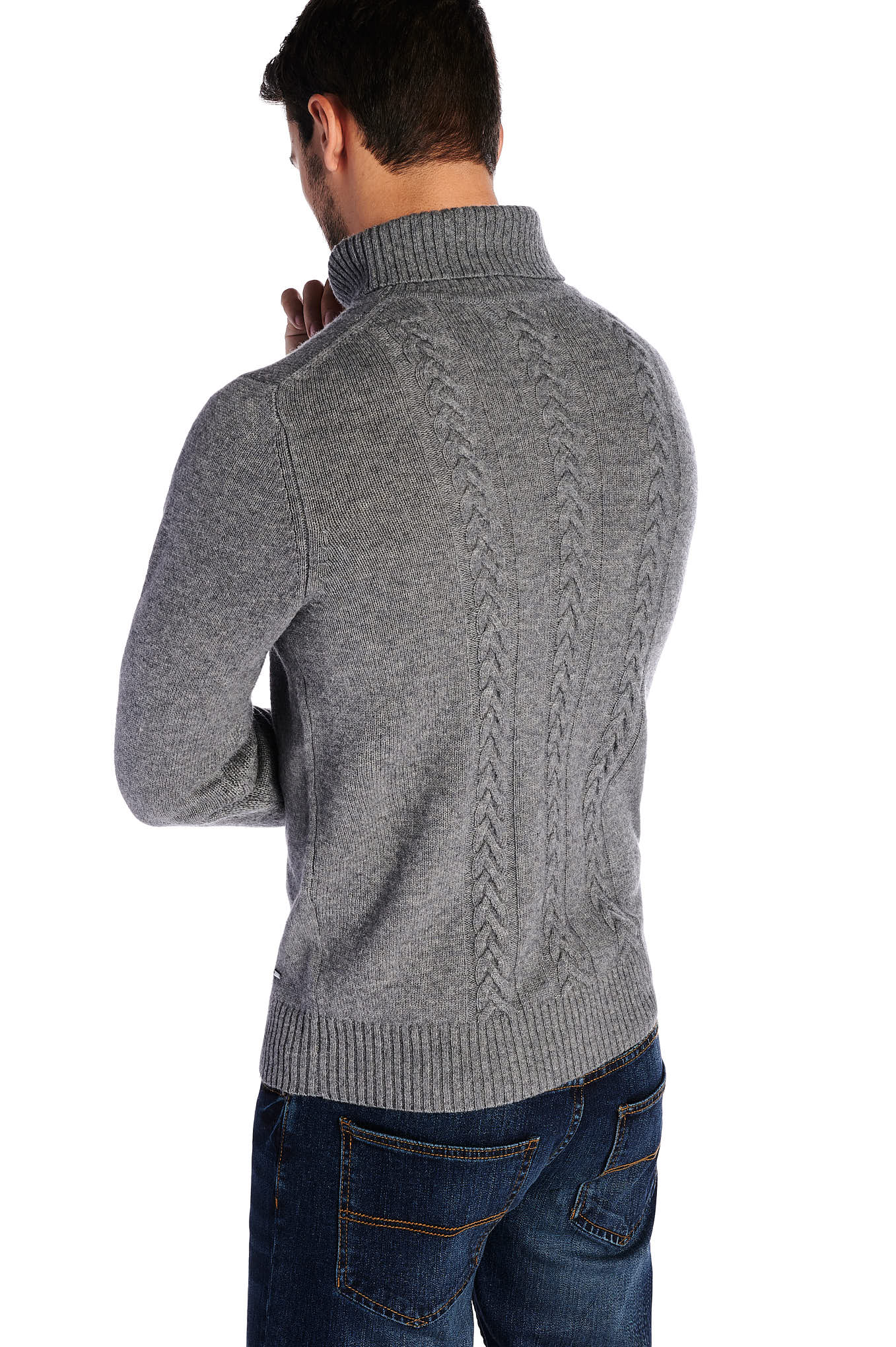 Men's Casual Sweater Regular Fit Roll-neck - Image 10