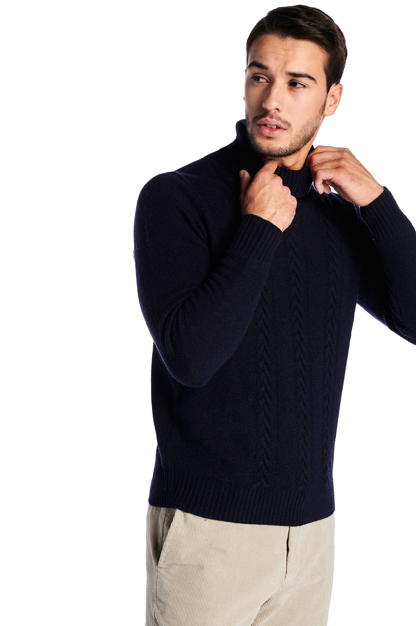 Men's Casual Sweater Regular Fit Roll-neck - Image 5