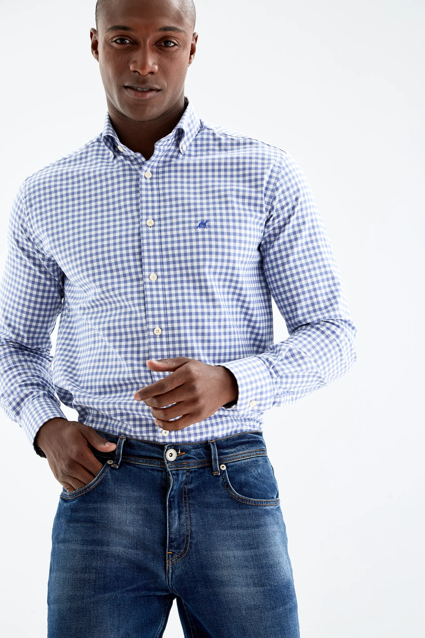 Men's Checked Shirt - Image 2