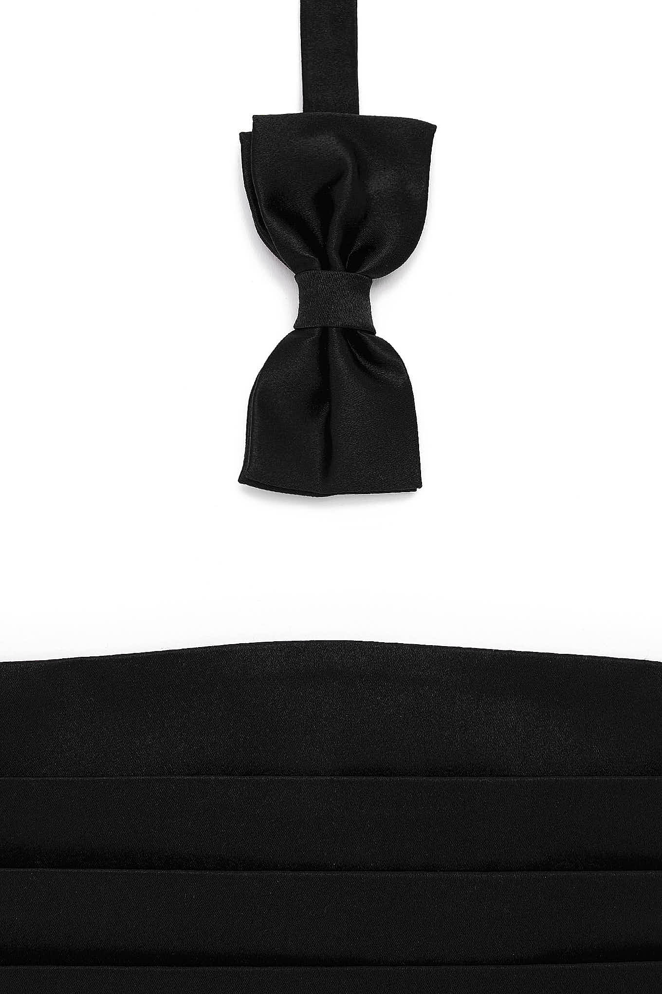 Men's Classic Cummerbund and Bow Tie Set for Smoking Jacket - Image 4