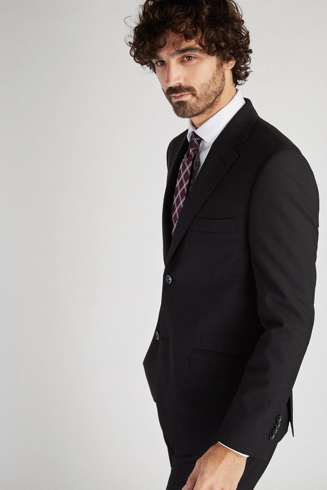 Men's Classic Plain Regular Fit Suit - Image 3