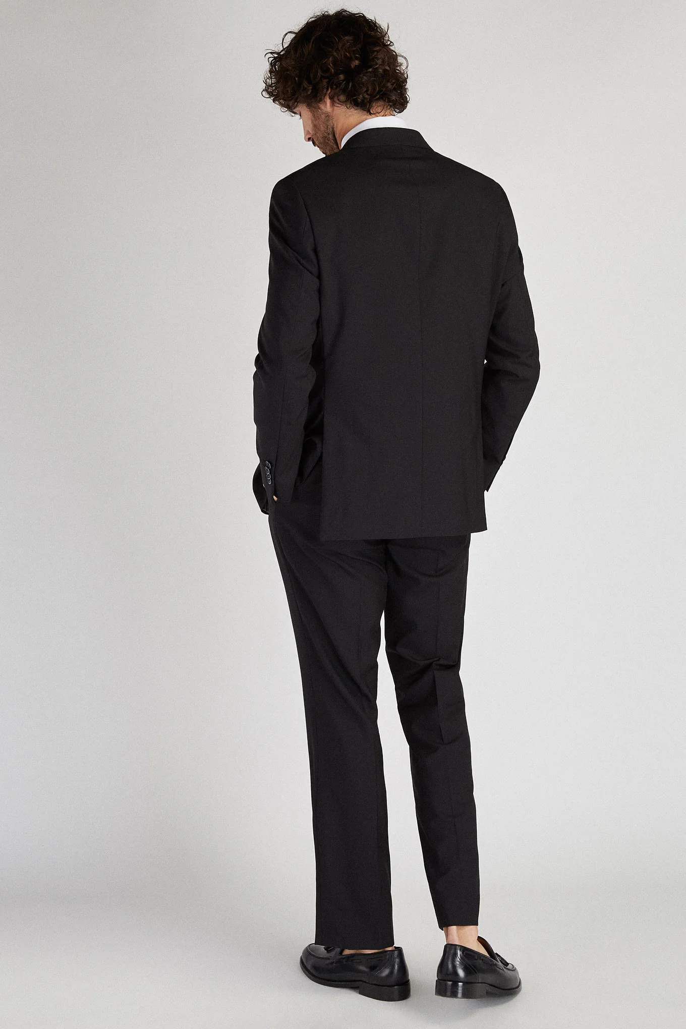 Men's Classic Plain Regular Fit Suit - Image 4