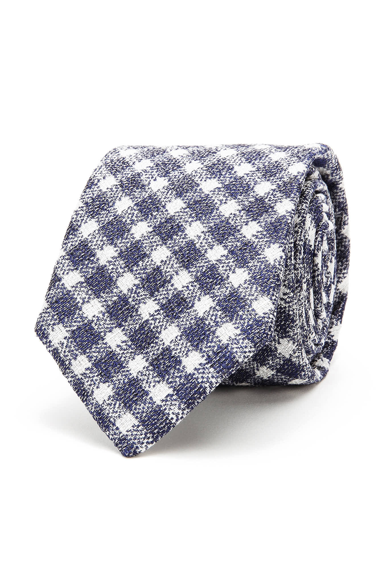 Men's Classic Silk and Linen Tie - Image 3