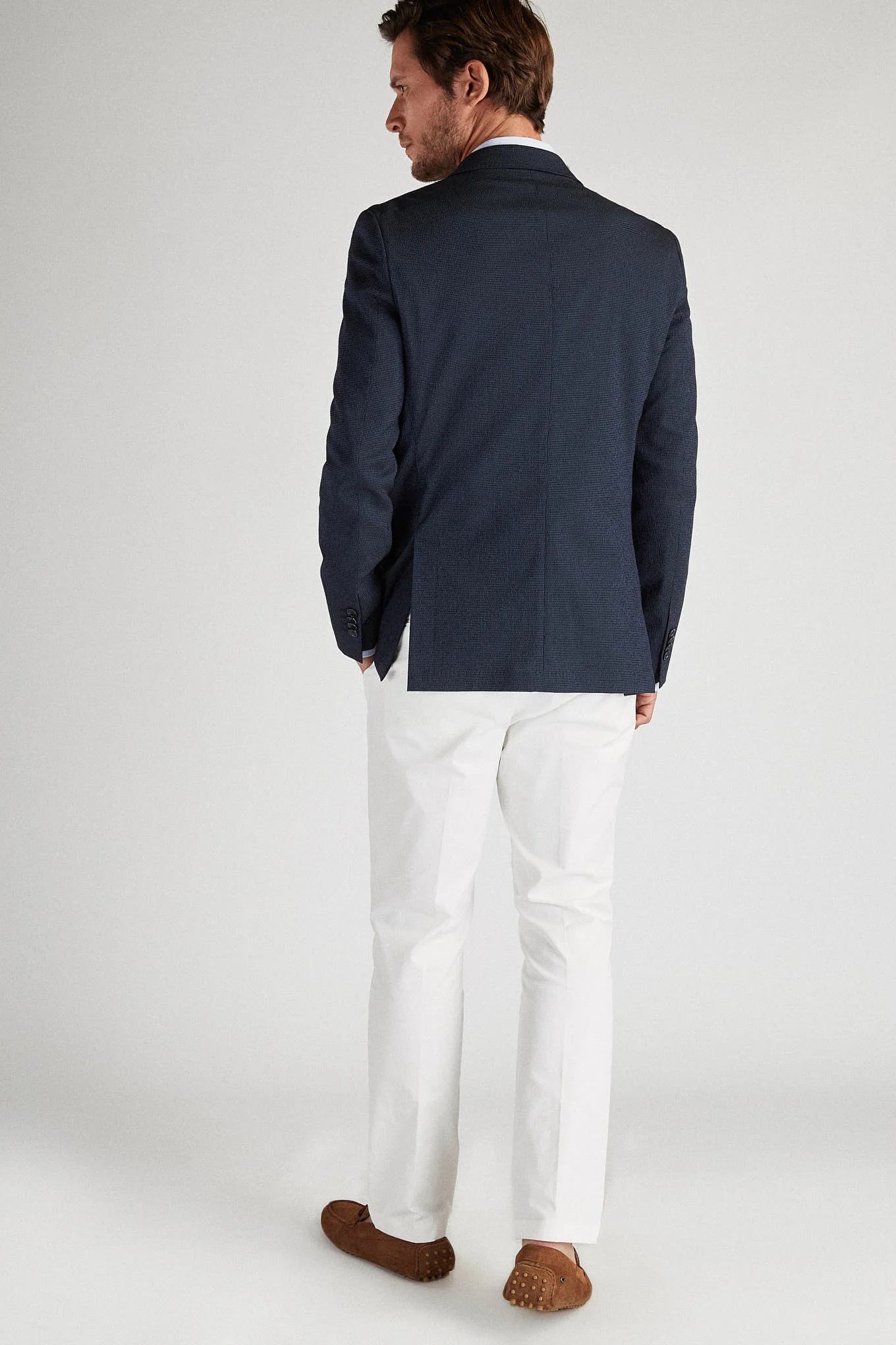 Men's Classic Slim Fit Blazer, Made in Portugal - Image 2