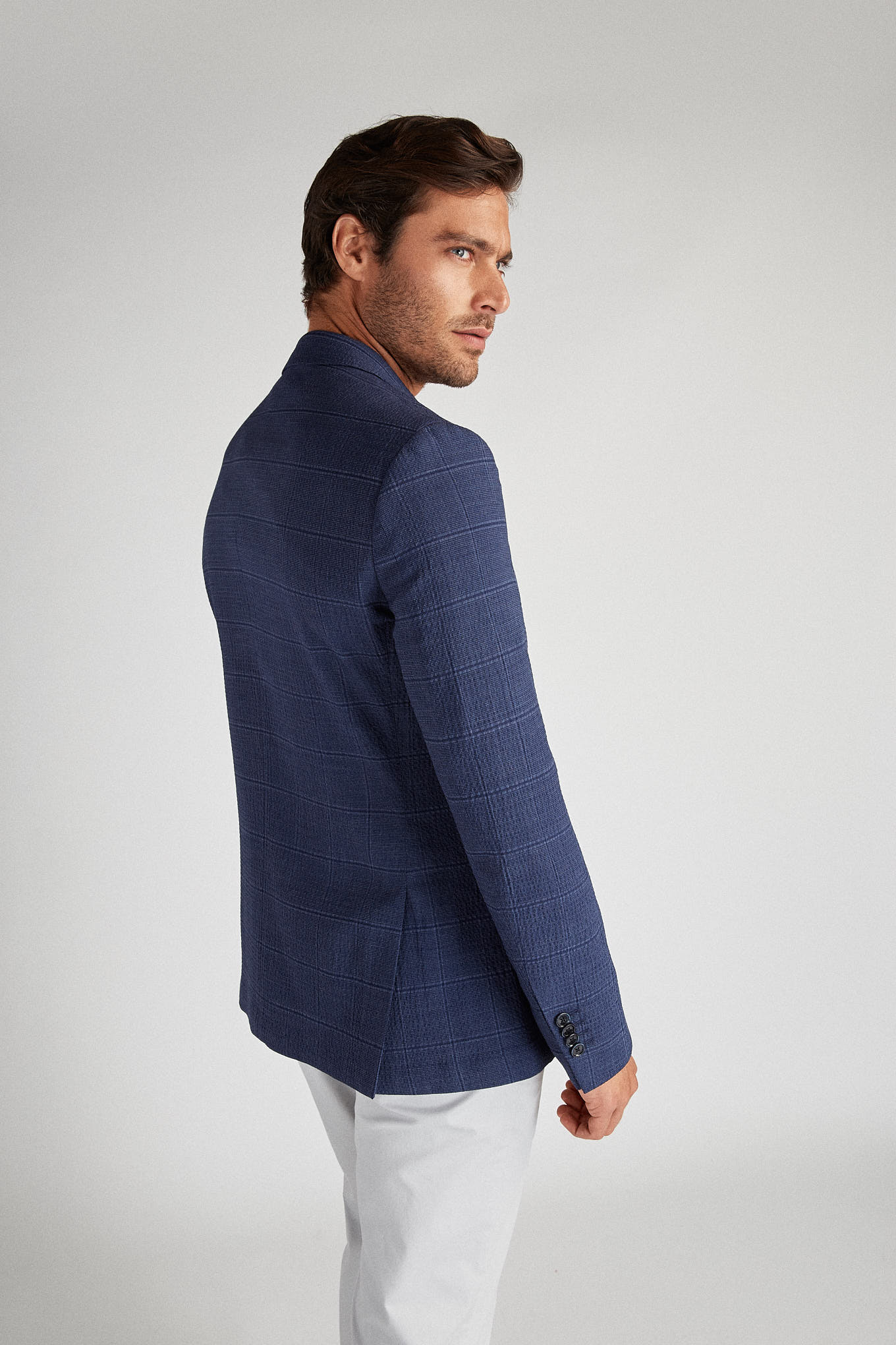 Men's Classic Slim Fit Checked blazer - Image 2