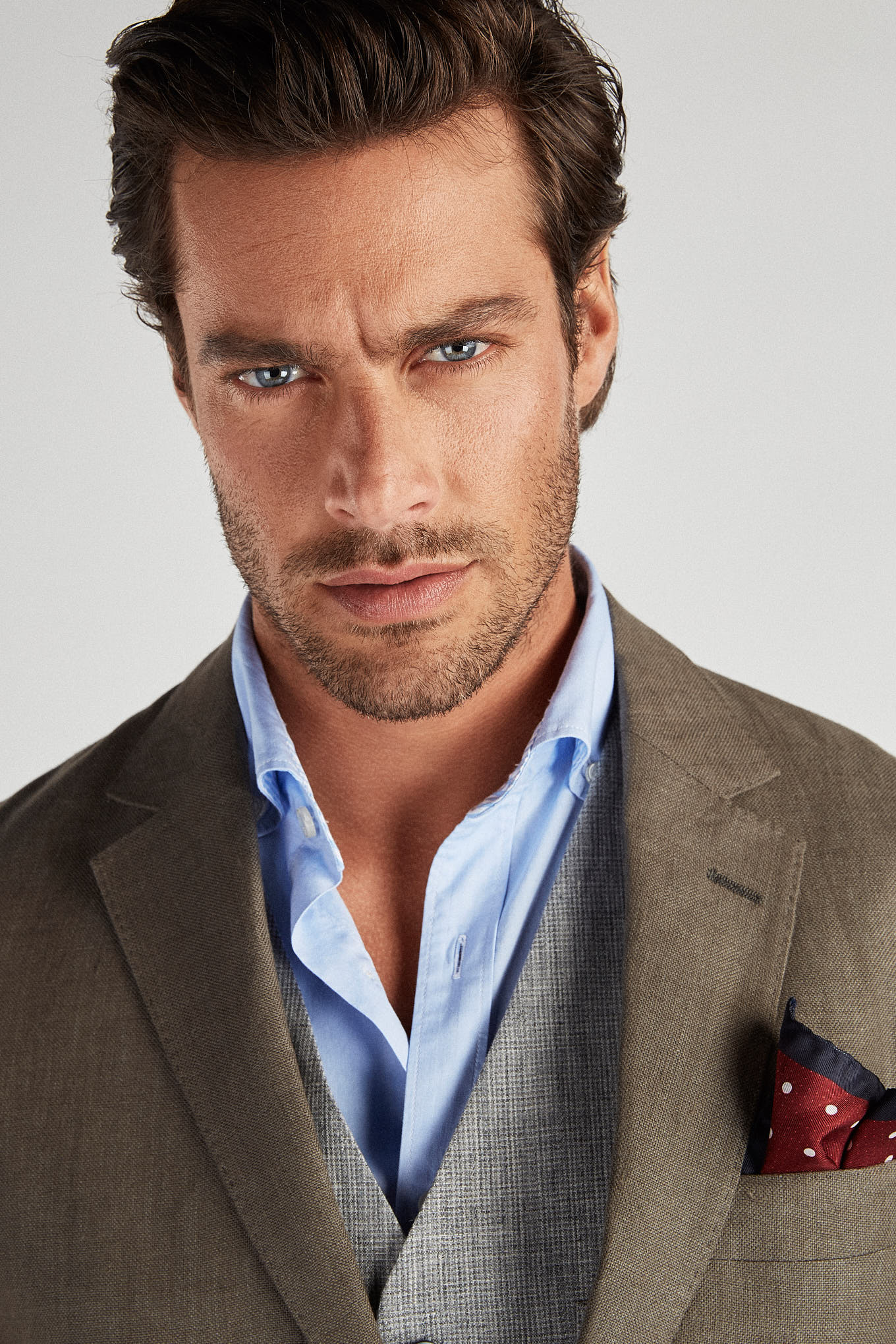 Men's Classic Slim Fit Linen Blazer - Image 2