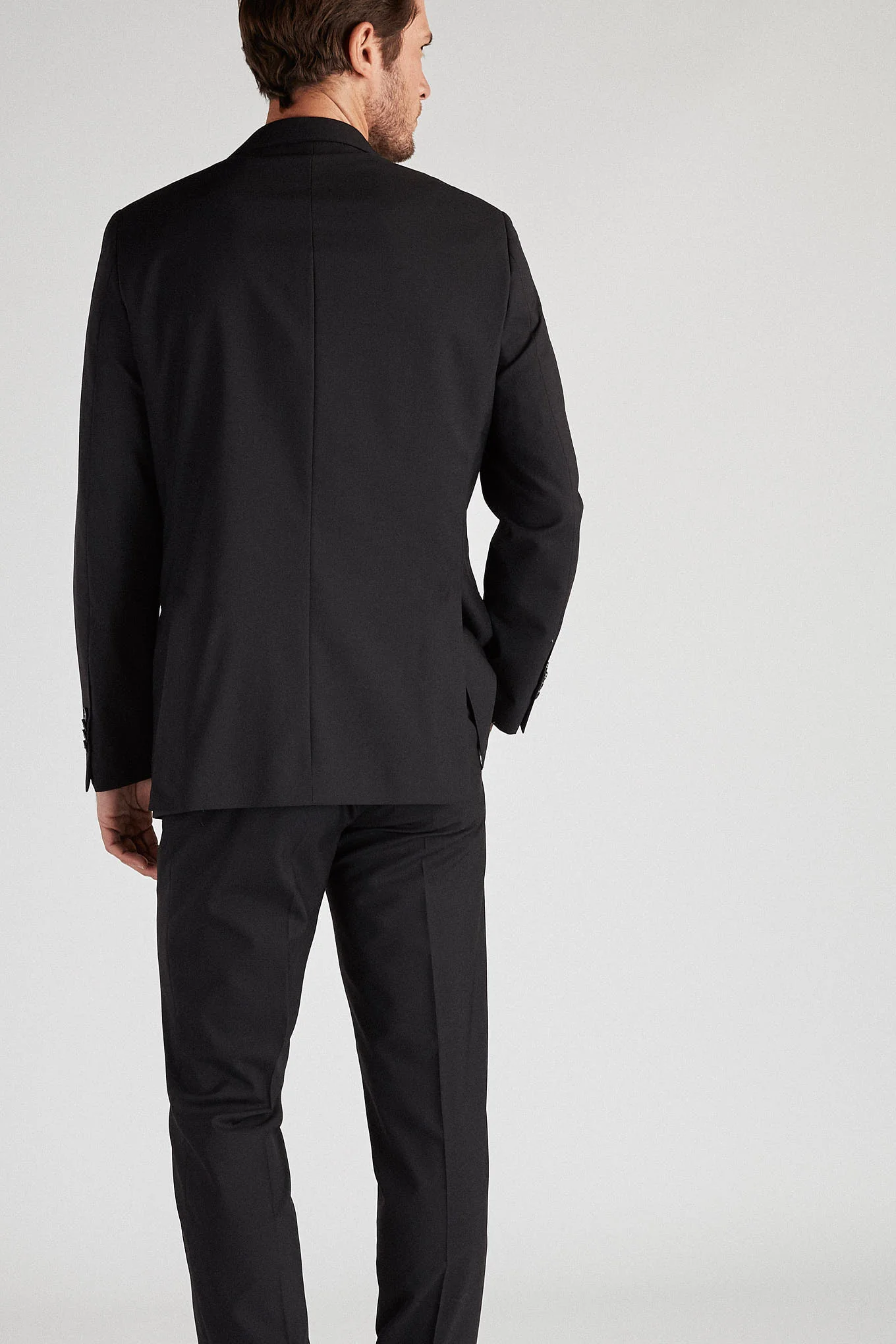 Men's Classic Slim Fit Plain Suit - Image 4
