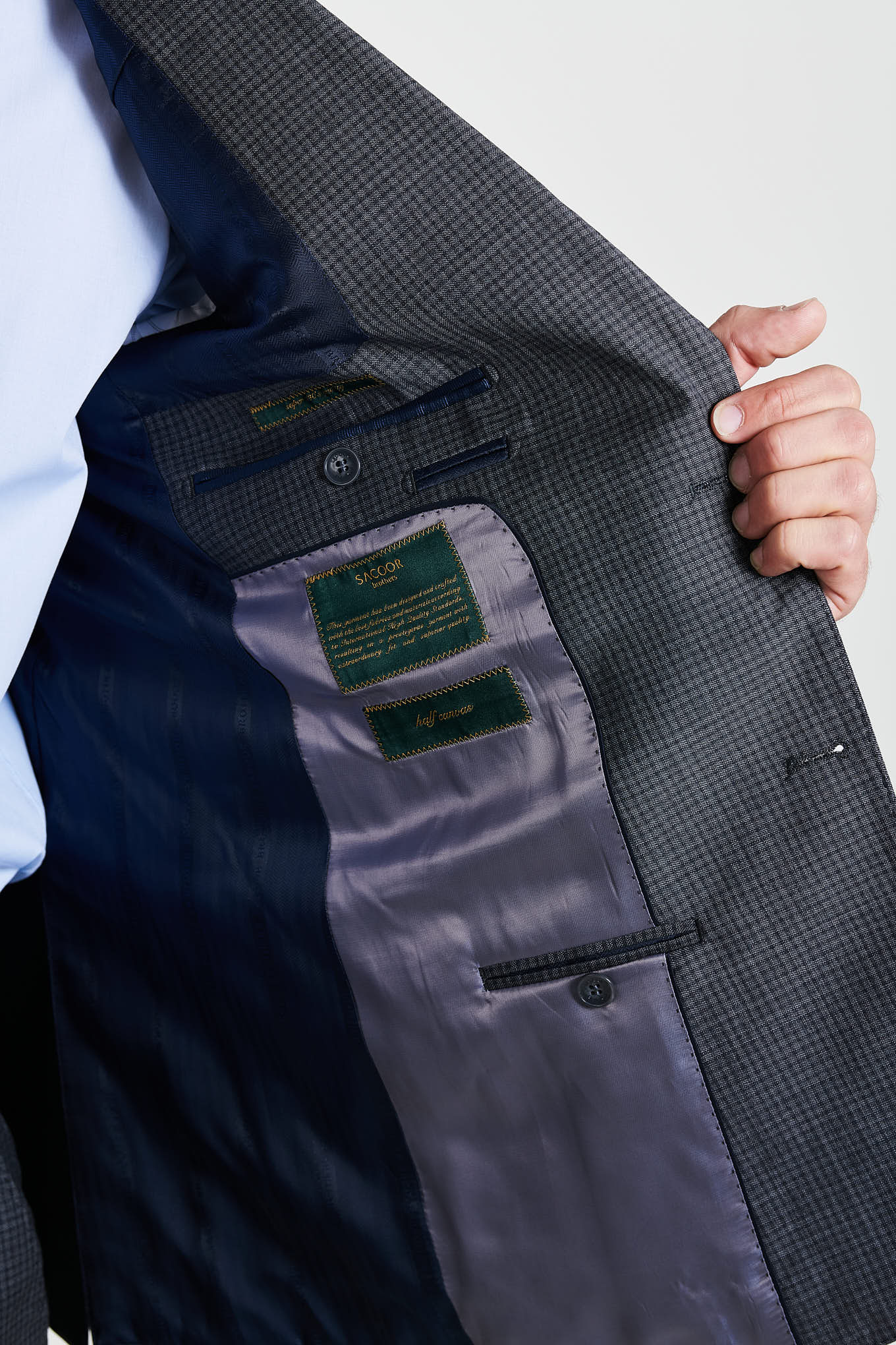 Men's Classic Slim Fit Suit - Image 7