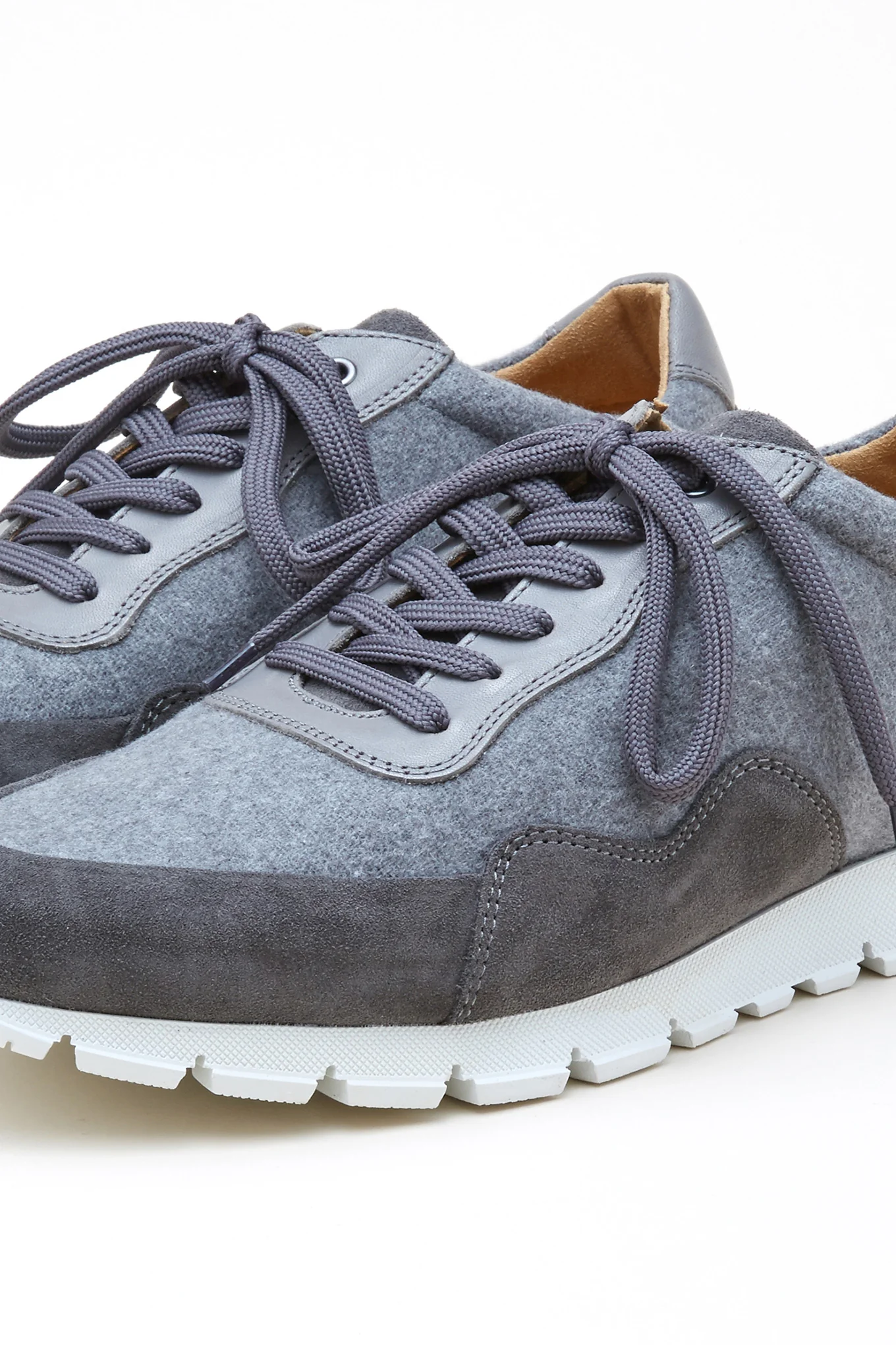 Men's Combined Fabric Trainers - Image 3
