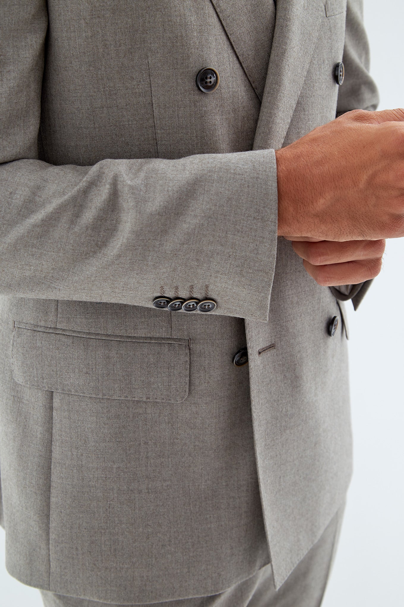 Men's Double-breasted Suit - Image 5