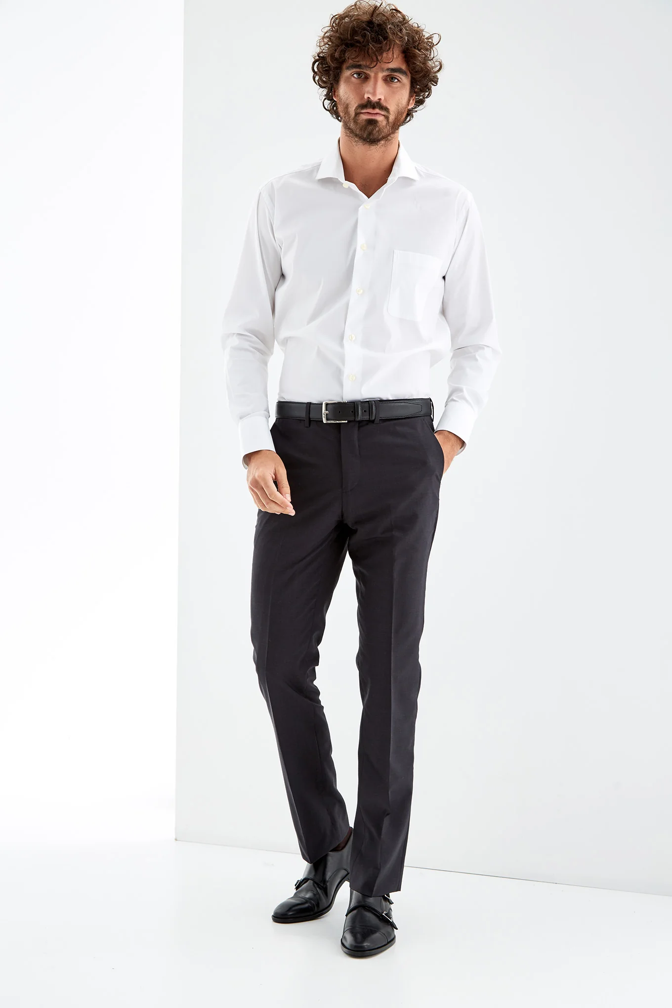 Men's False-Plain Classic Trousers