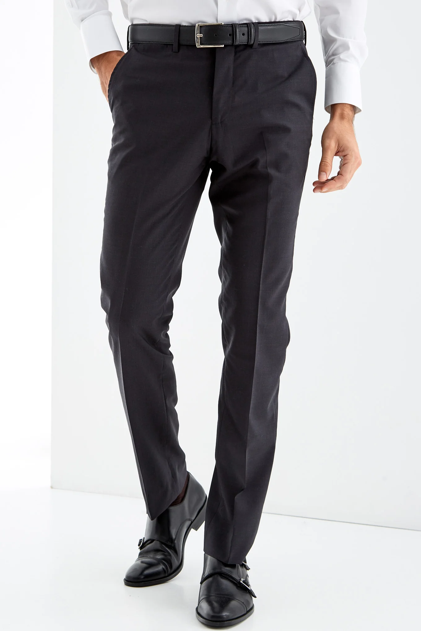 Men's False-Plain Classic Trousers - Image 2