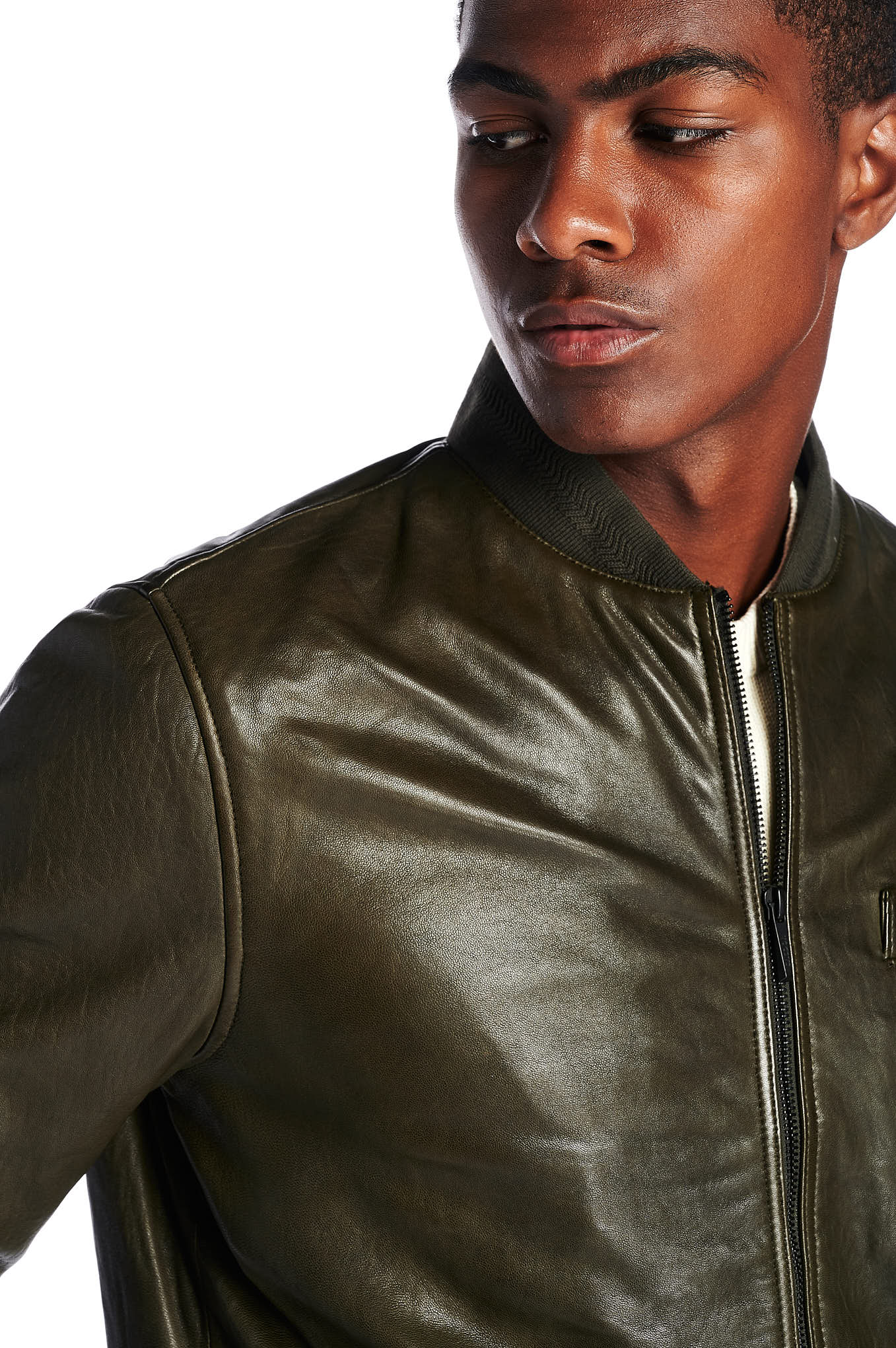 Men's Genuine Leather Casual Jacket - Image 10
