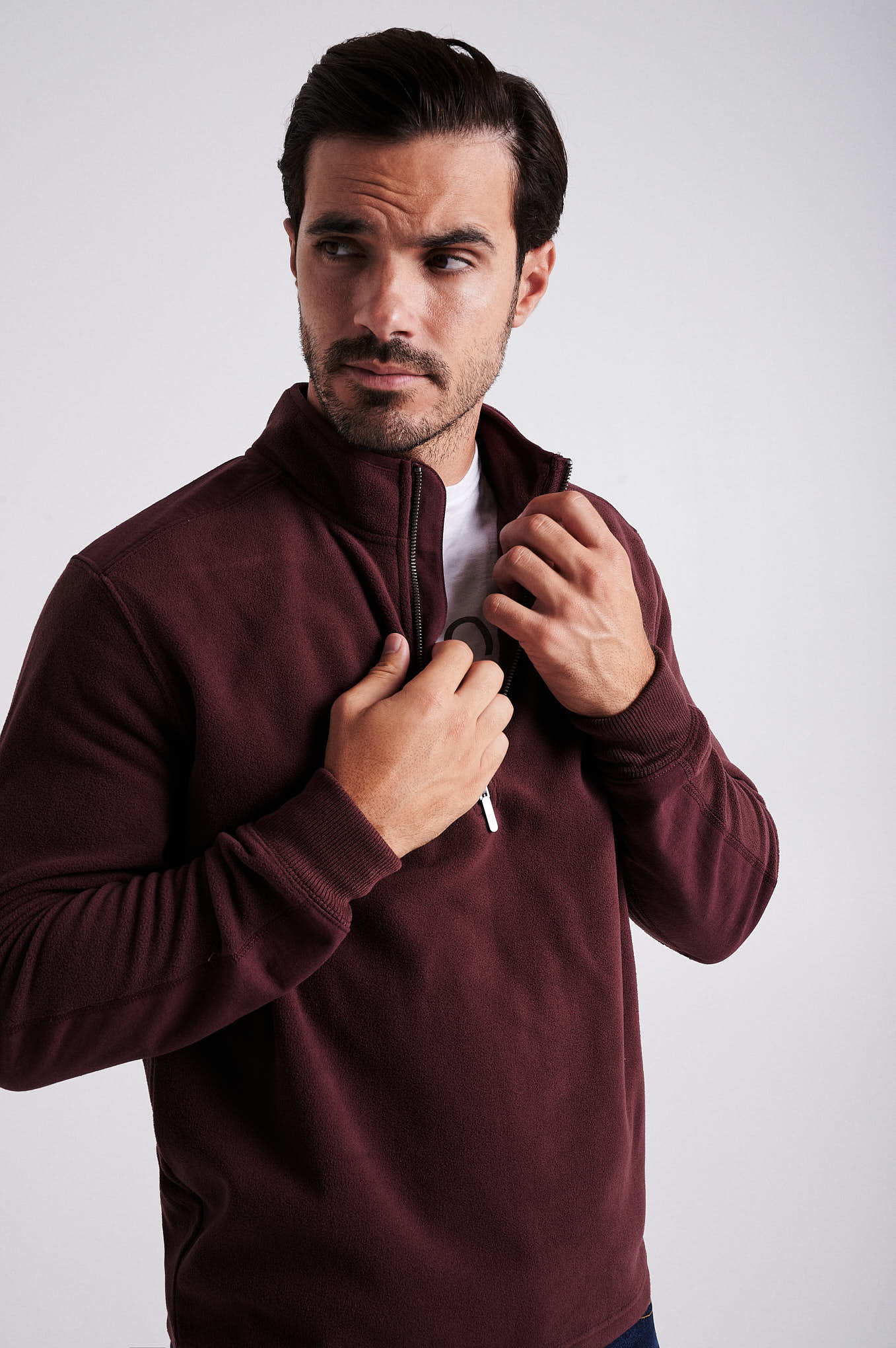 Men's half-zip polar fleece - Image 6