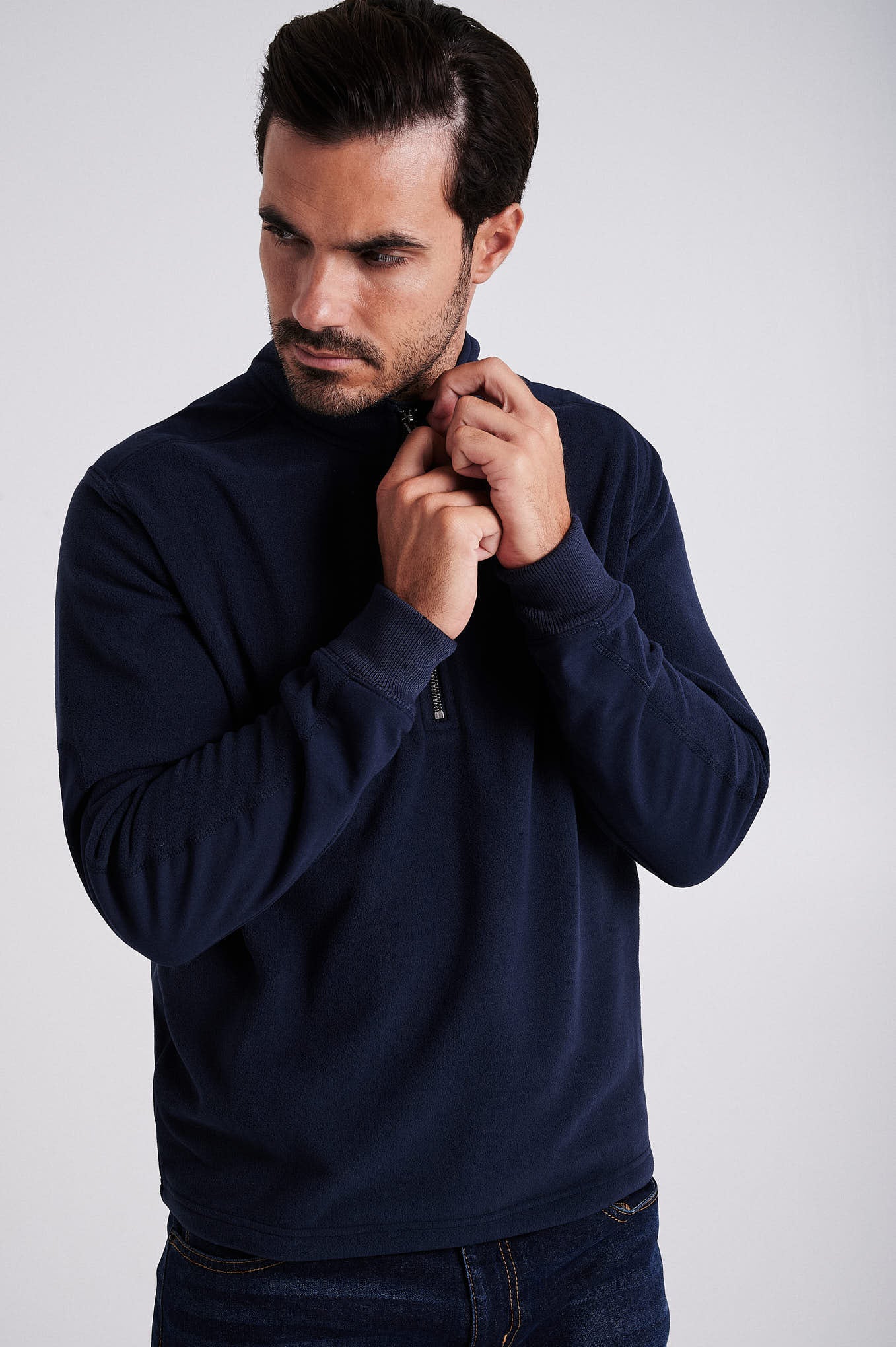 Men's half-zip polar fleece - Image 9