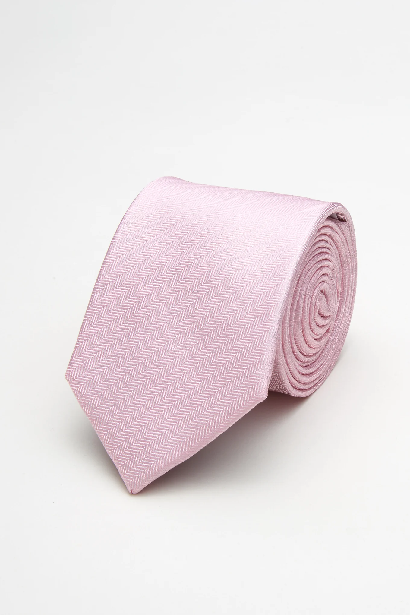 Men's Herringbone Silk Tie - Image 7