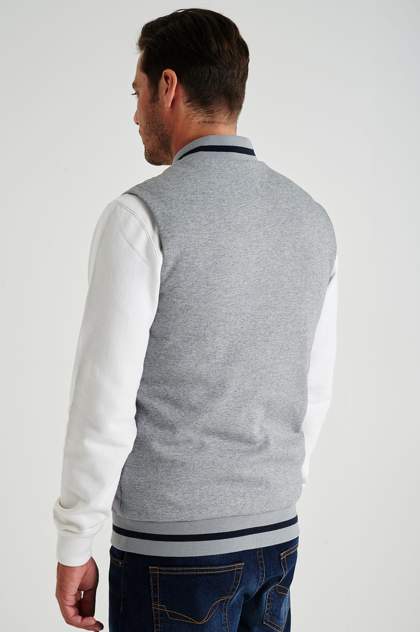 Men's hybrid zip-through vest - Image 11