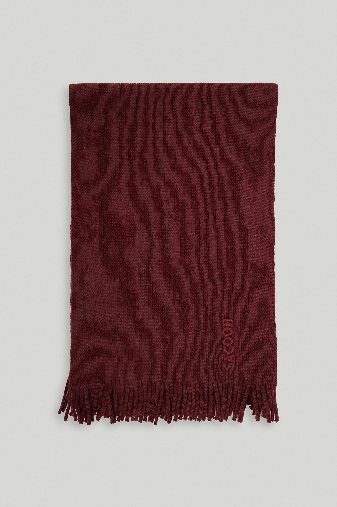 Men's knitted scarf