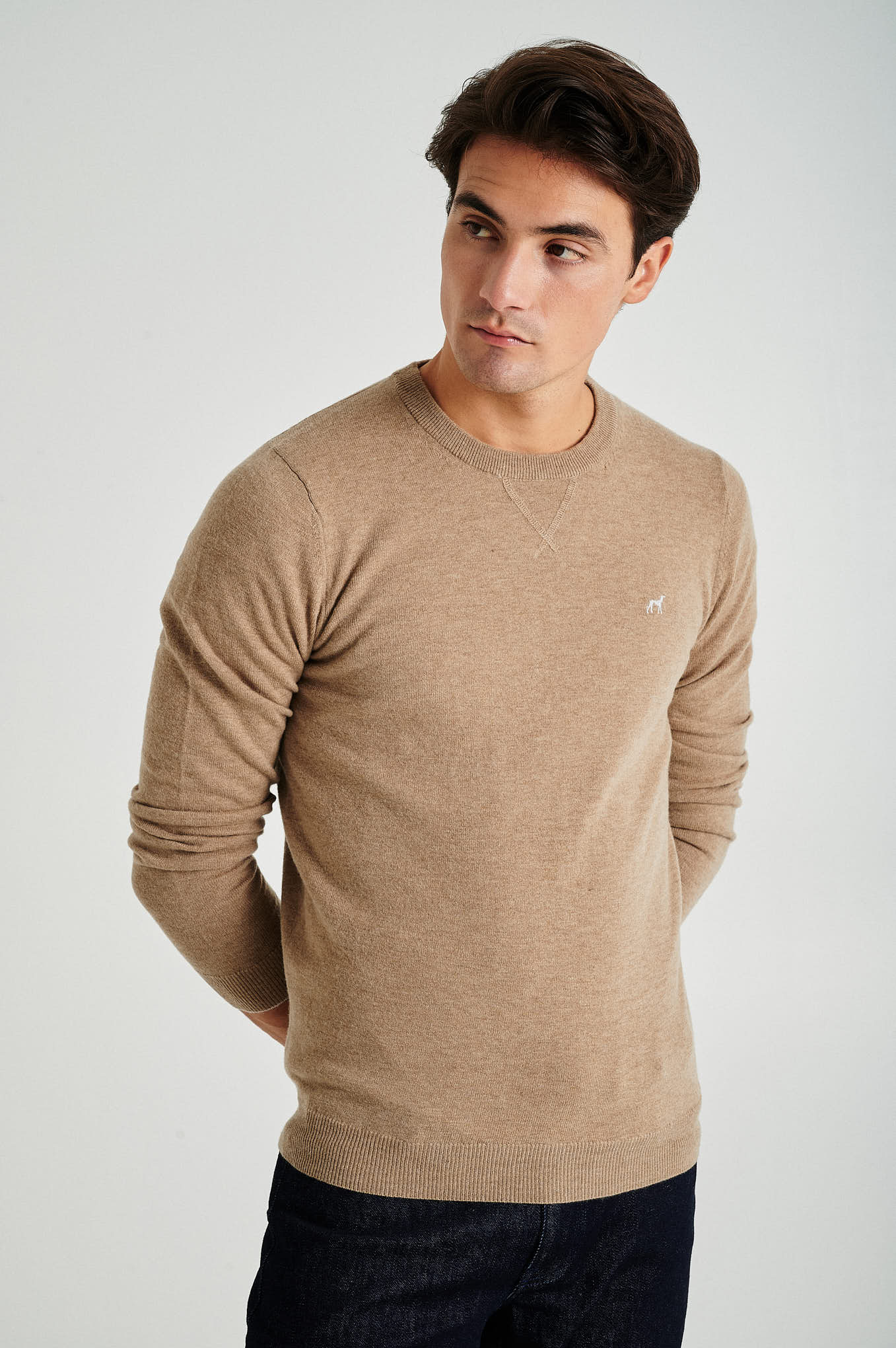 Men's lambswool blend crew neck sweater - Image 14
