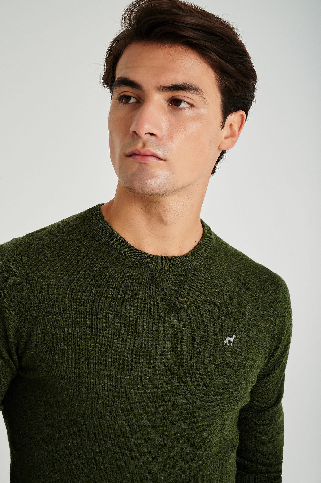Men's lambswool blend crew neck sweater - Image 41