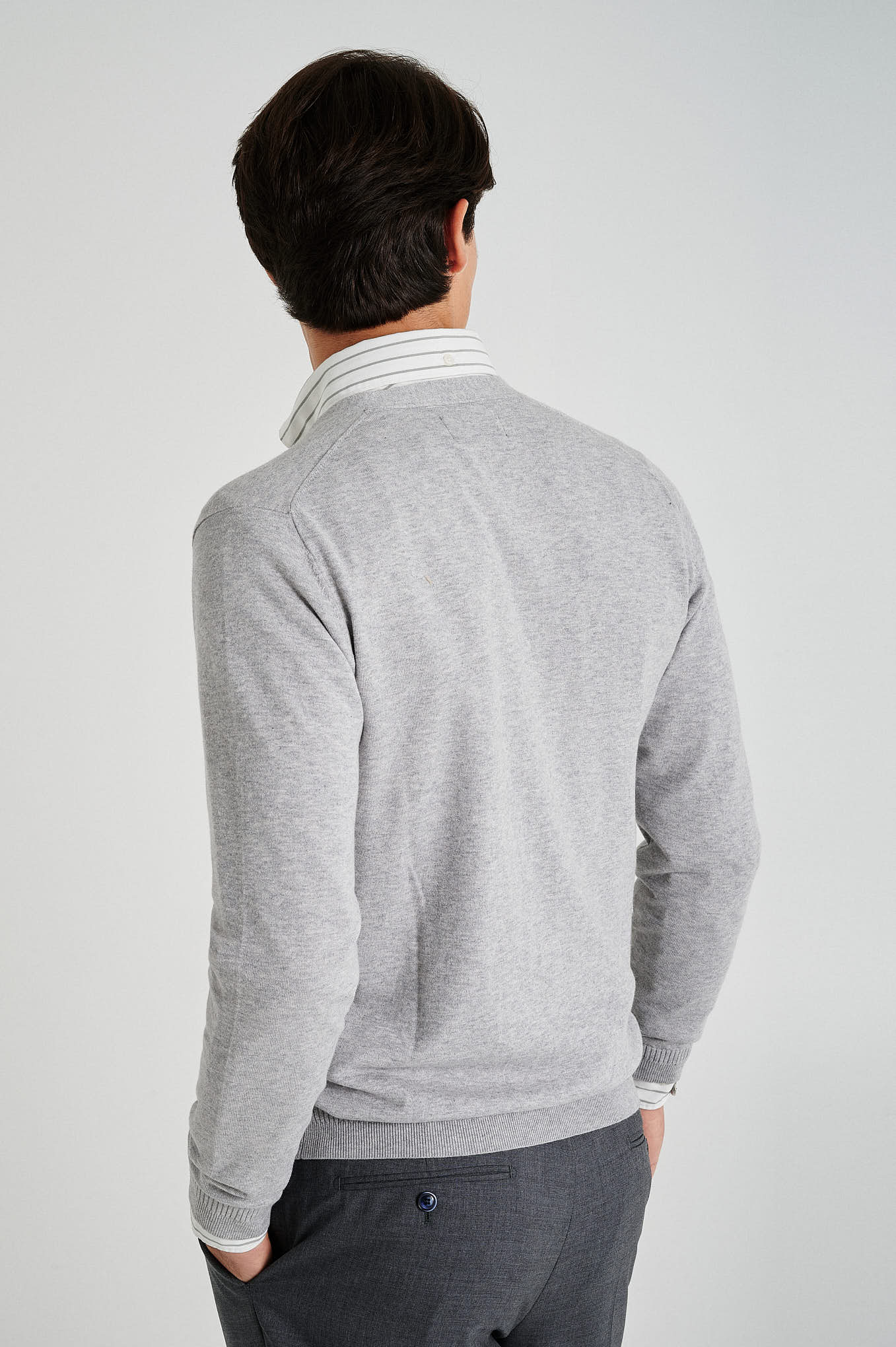 Men's long sleeve Coolmax blend cardigan - Image 19