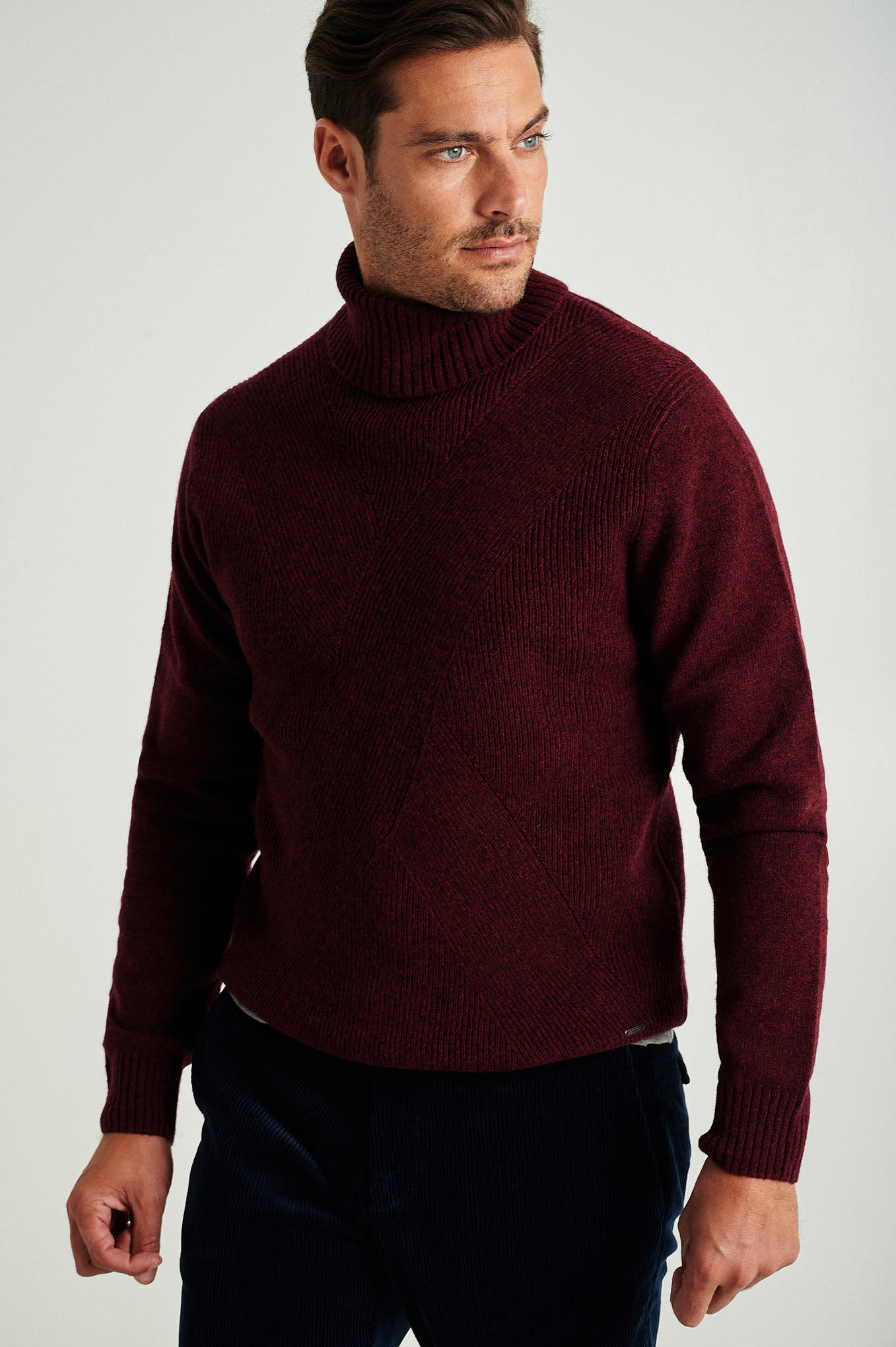 Men's long sleeve turtle neck sweater - Image 5