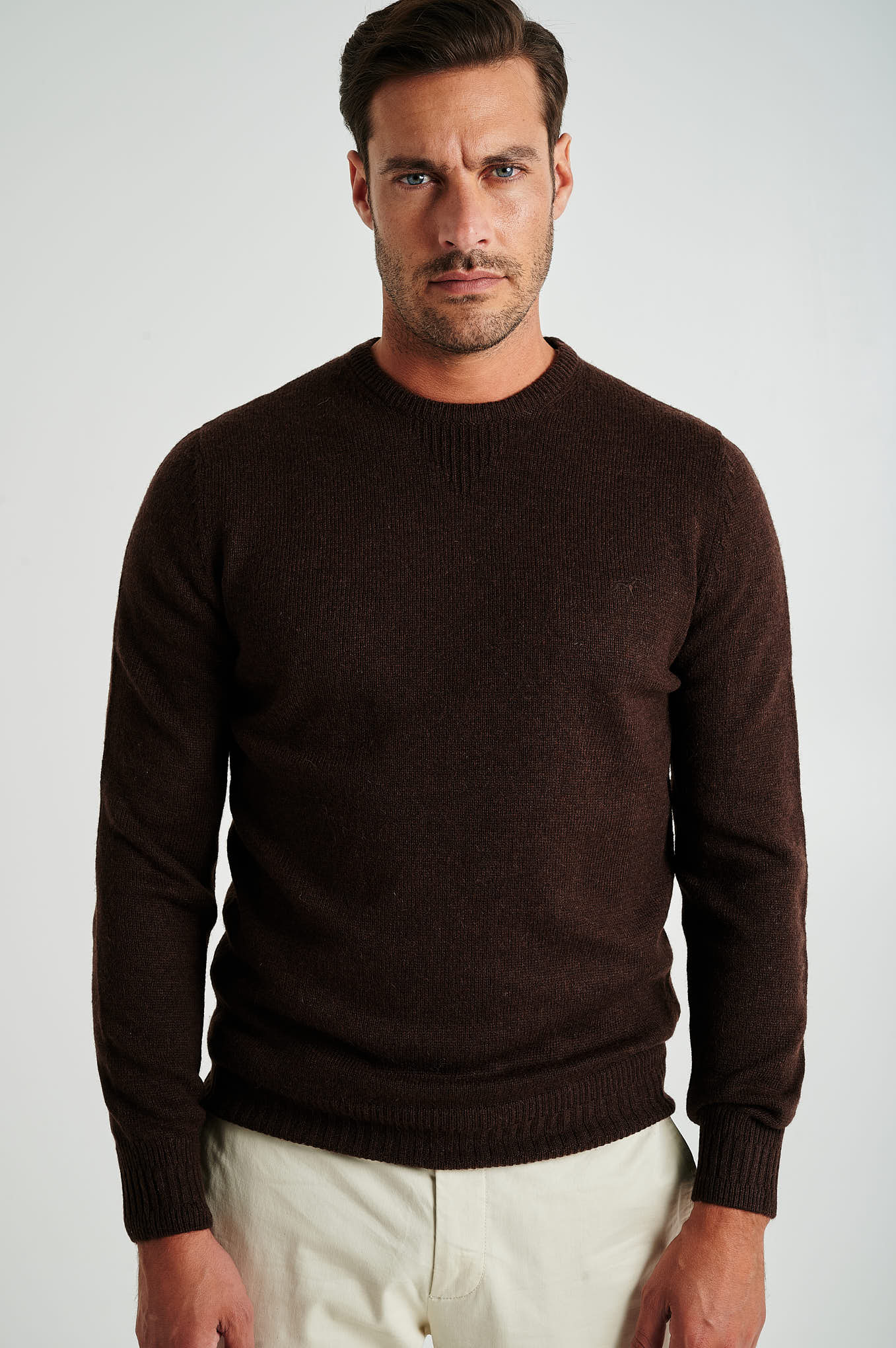 Men's machine washable crew neck sweater - Image 14