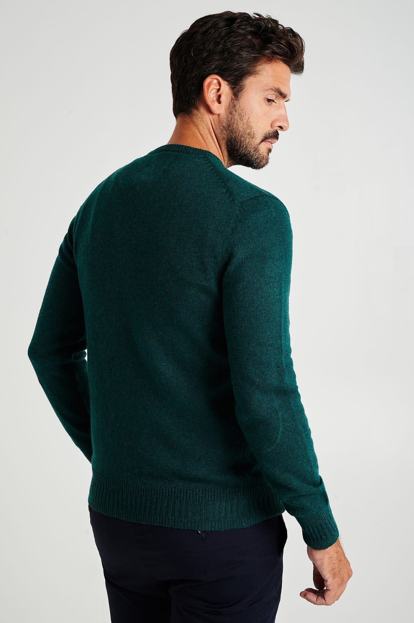 Men's machine washable crew neck sweater - Image 31