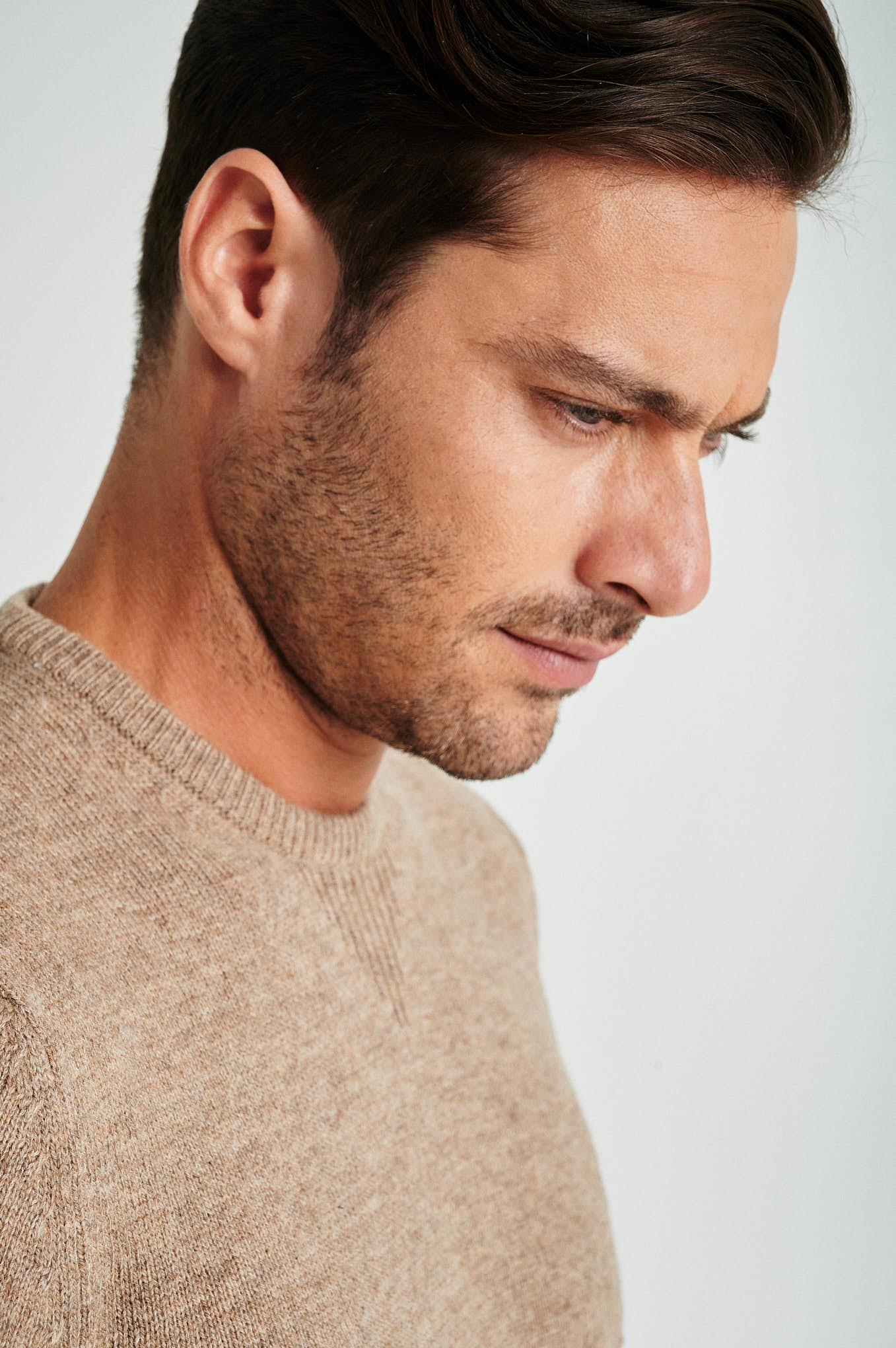 Men's machine washable crew neck sweater - Image 7