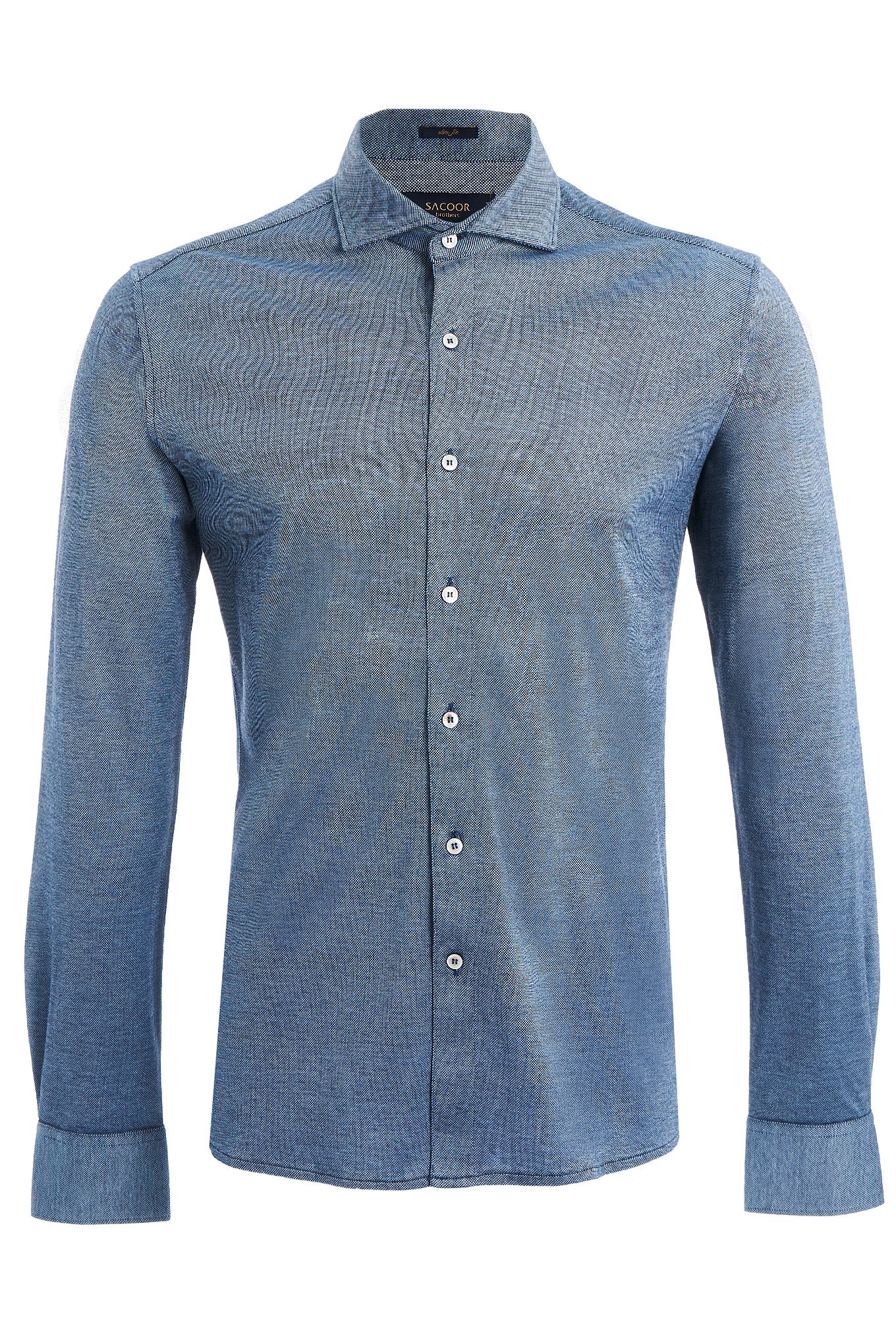 Men's Mercerized Cotton Casual Slim Fit Shirt - Image 12