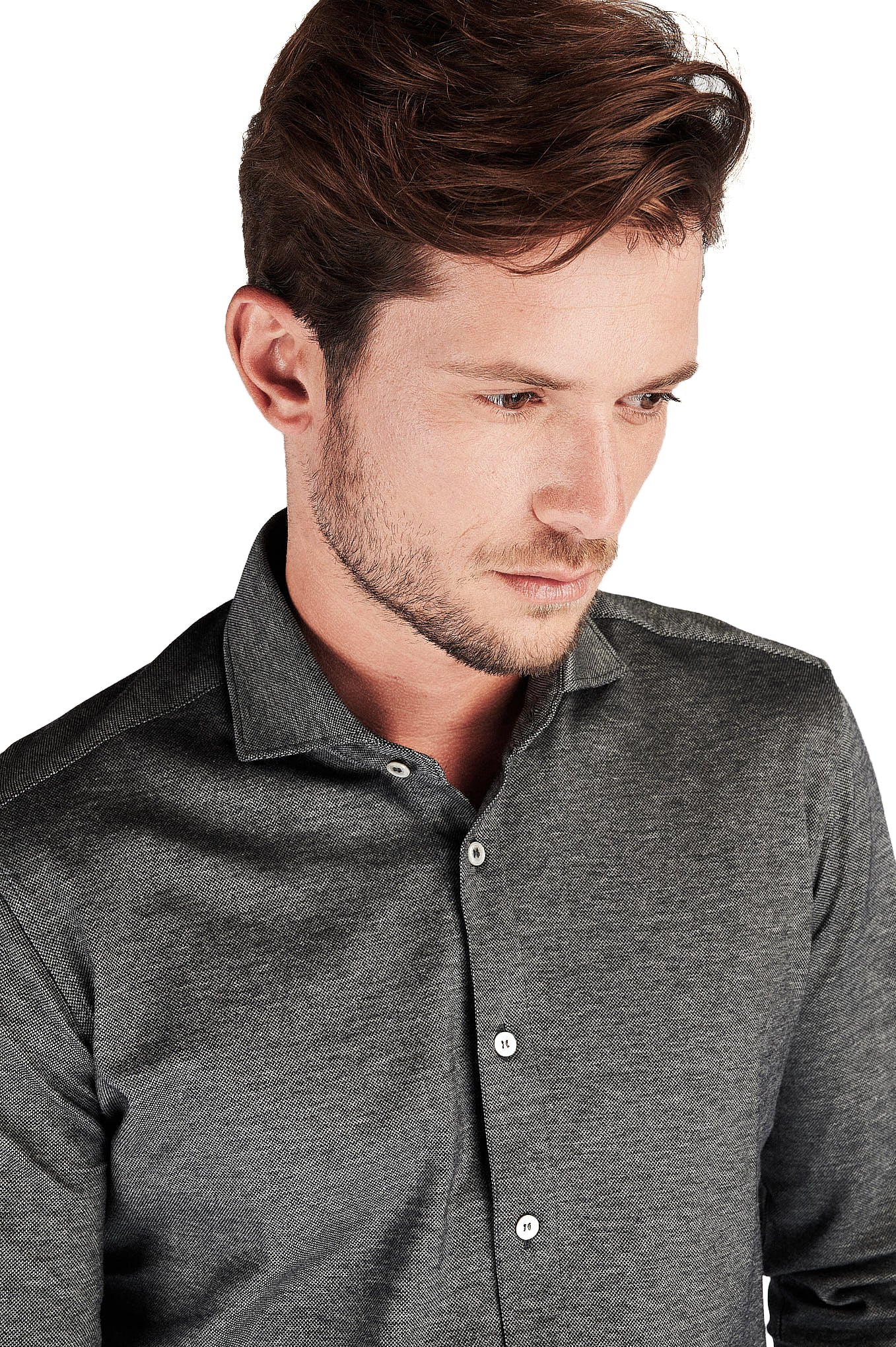 Men's Mercerized Cotton Casual Slim Fit Shirt - Image 16