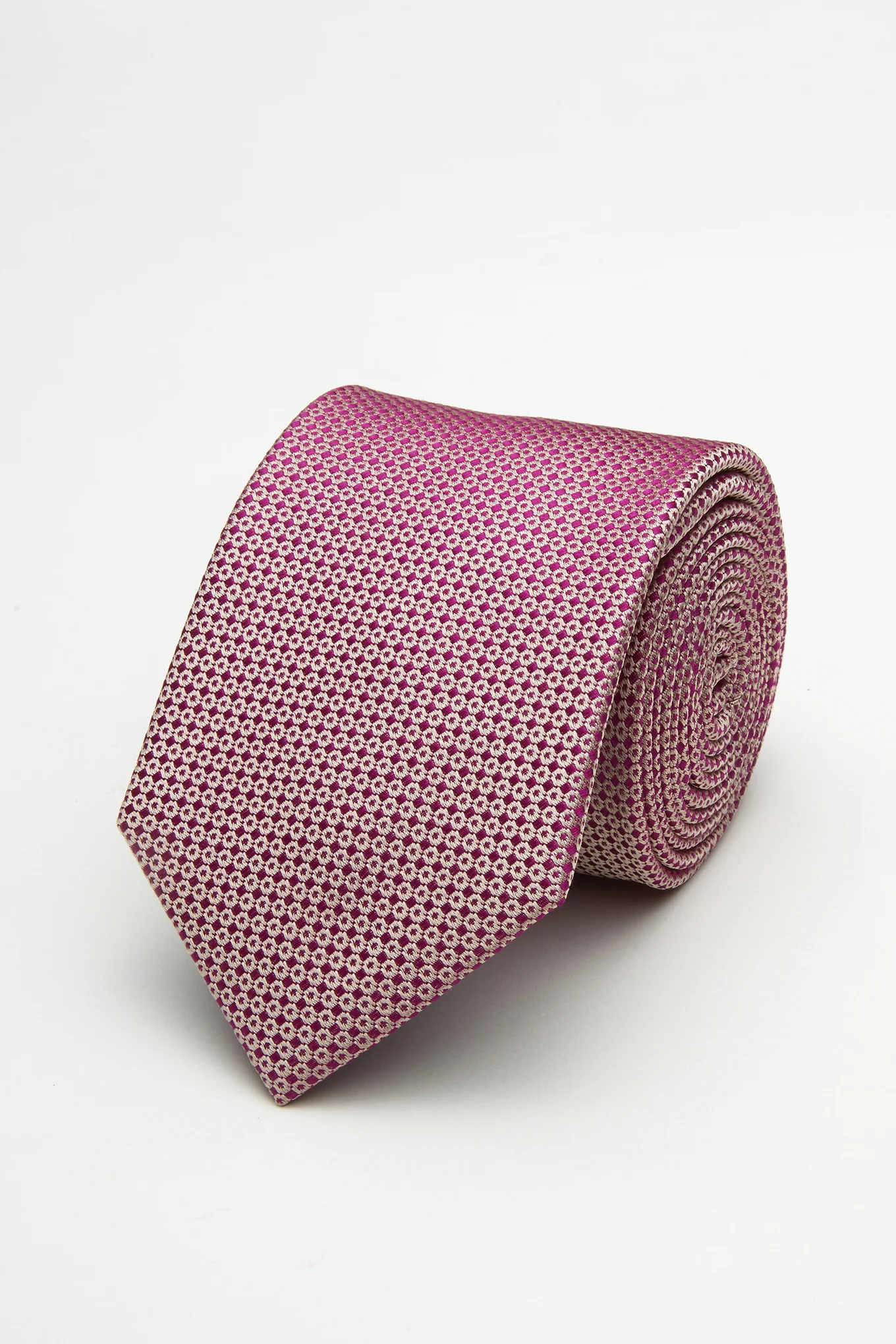 Men's Micro Circles Pattern Tie - Image 3