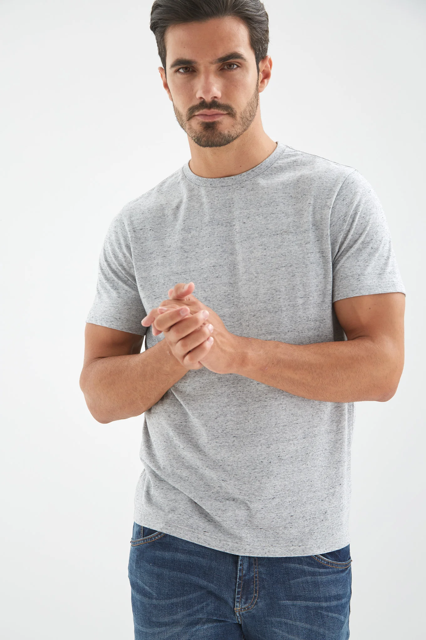 Men's Mingled Cotton T-Shirt - Image 3