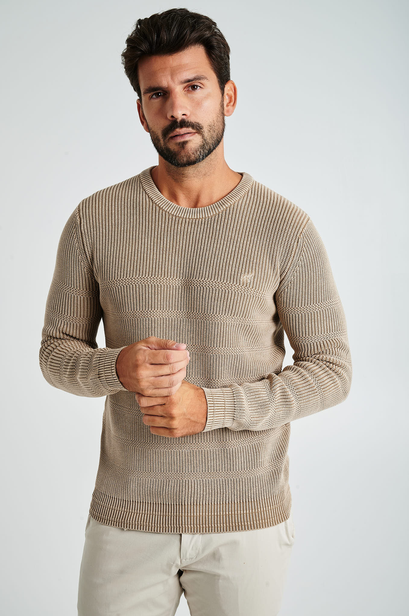 Men's organic cotton crew neck sweater - Image 9