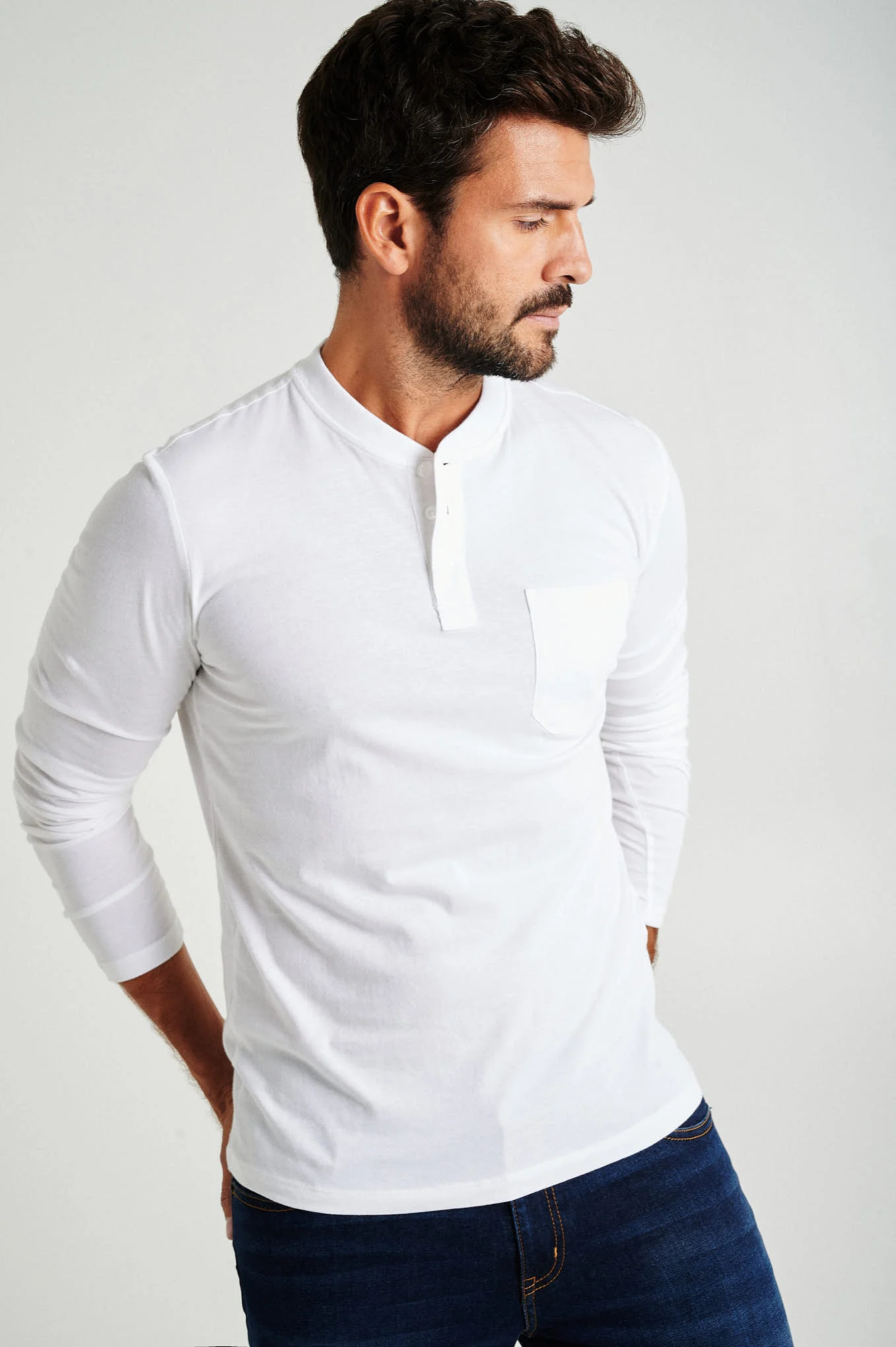Men's organic cotton long sleeve t-shirt - Image 9
