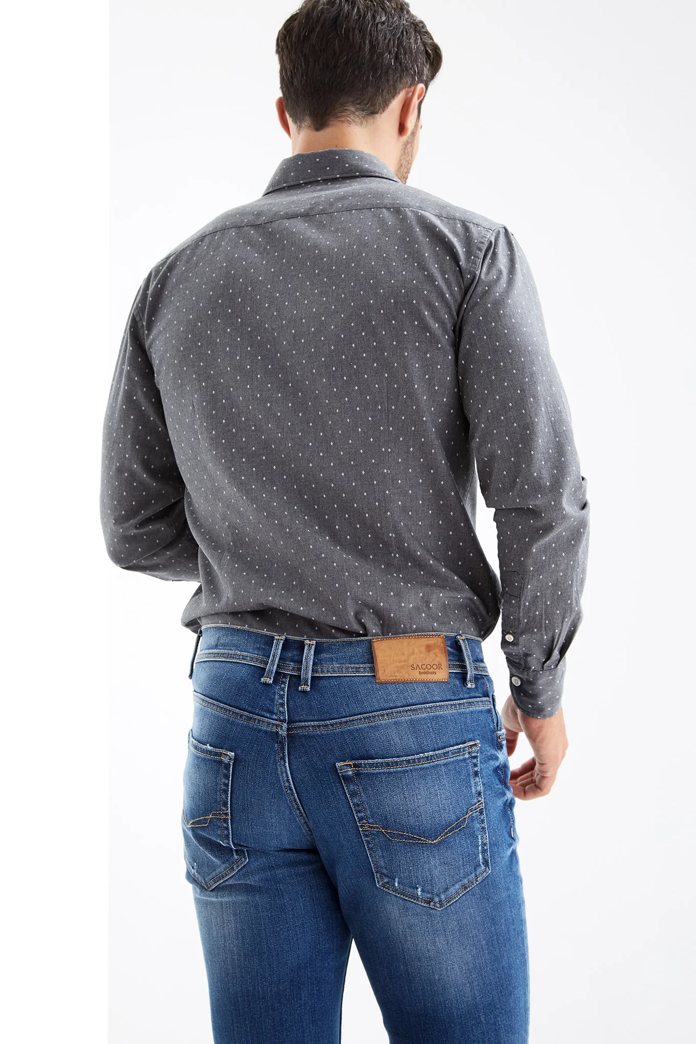 Men's Patterned Casual Shirt - Image 2