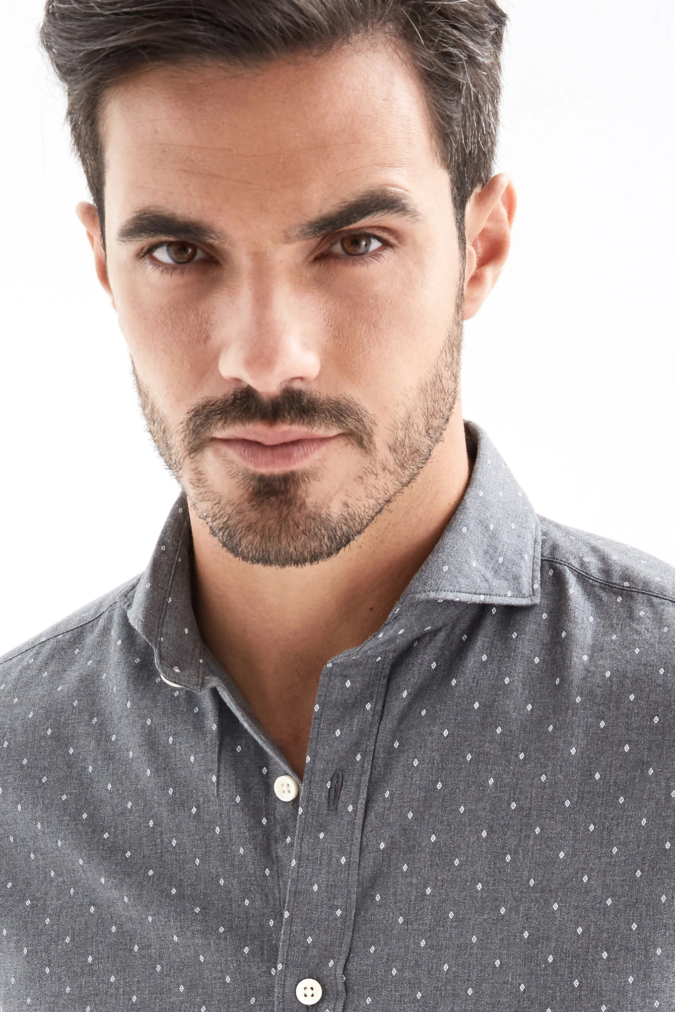 Men's Patterned Casual Shirt - Image 4