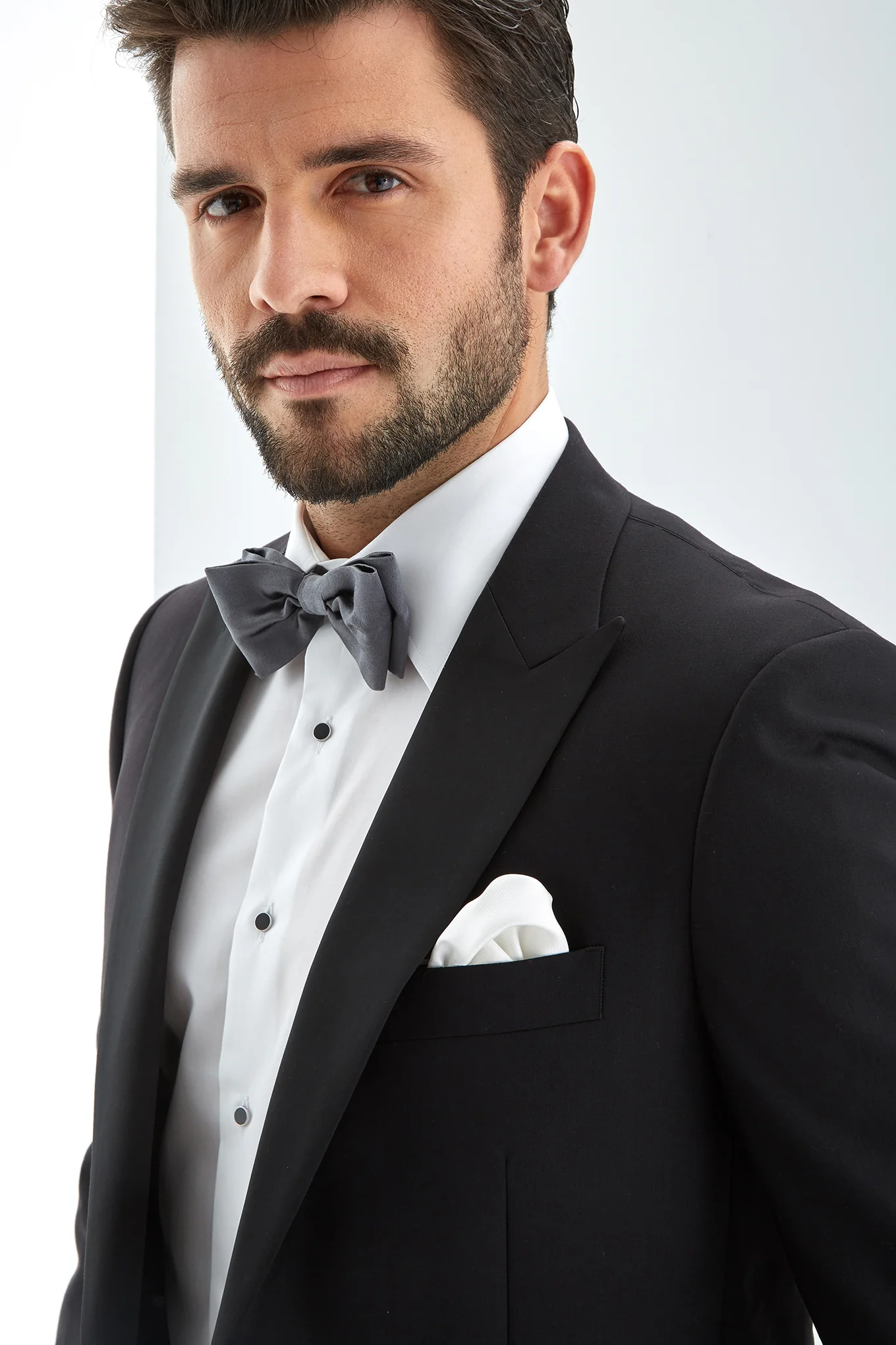 Men's Peak Lapel Slim Fit Classic Tuxedo - Image 3