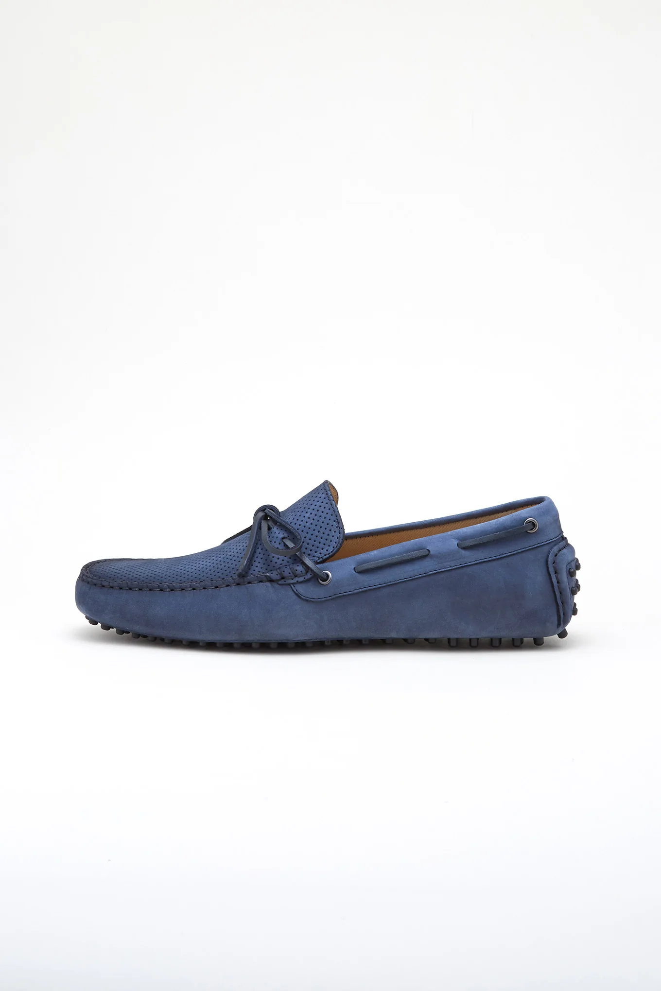 Men's Perforated Suede Drivers
