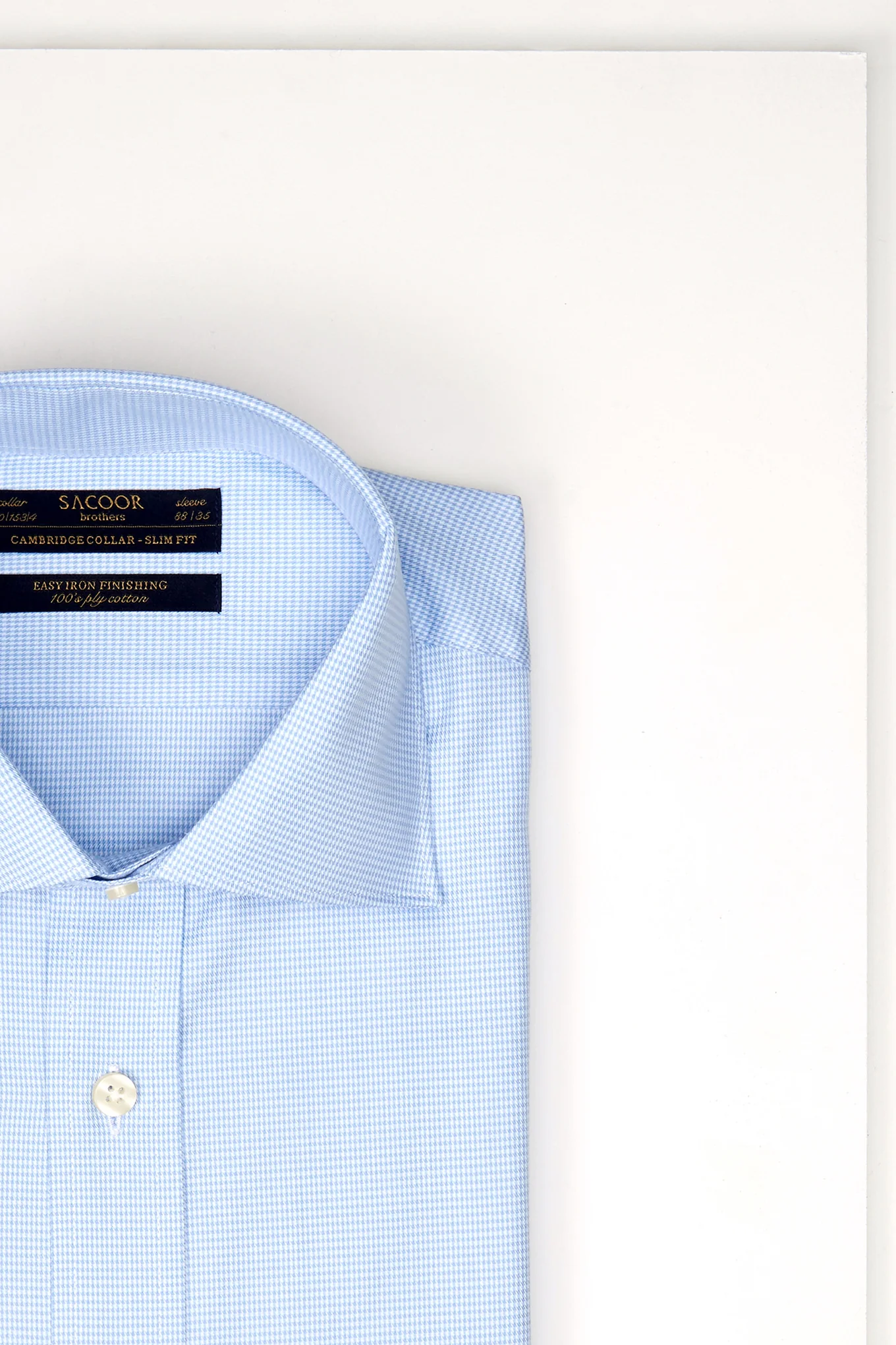 Men's Pied de Poule Shirt - Image 2