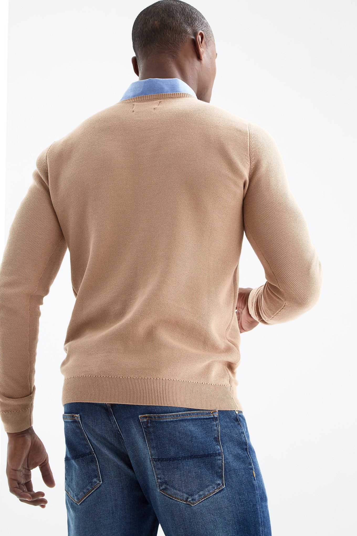 Men's Pima Cotton Sweater - Image 8
