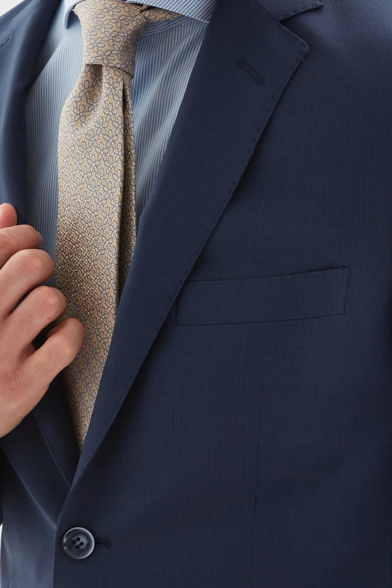 Men's Pinstripe Slim fit Classic Suit - Image 5
