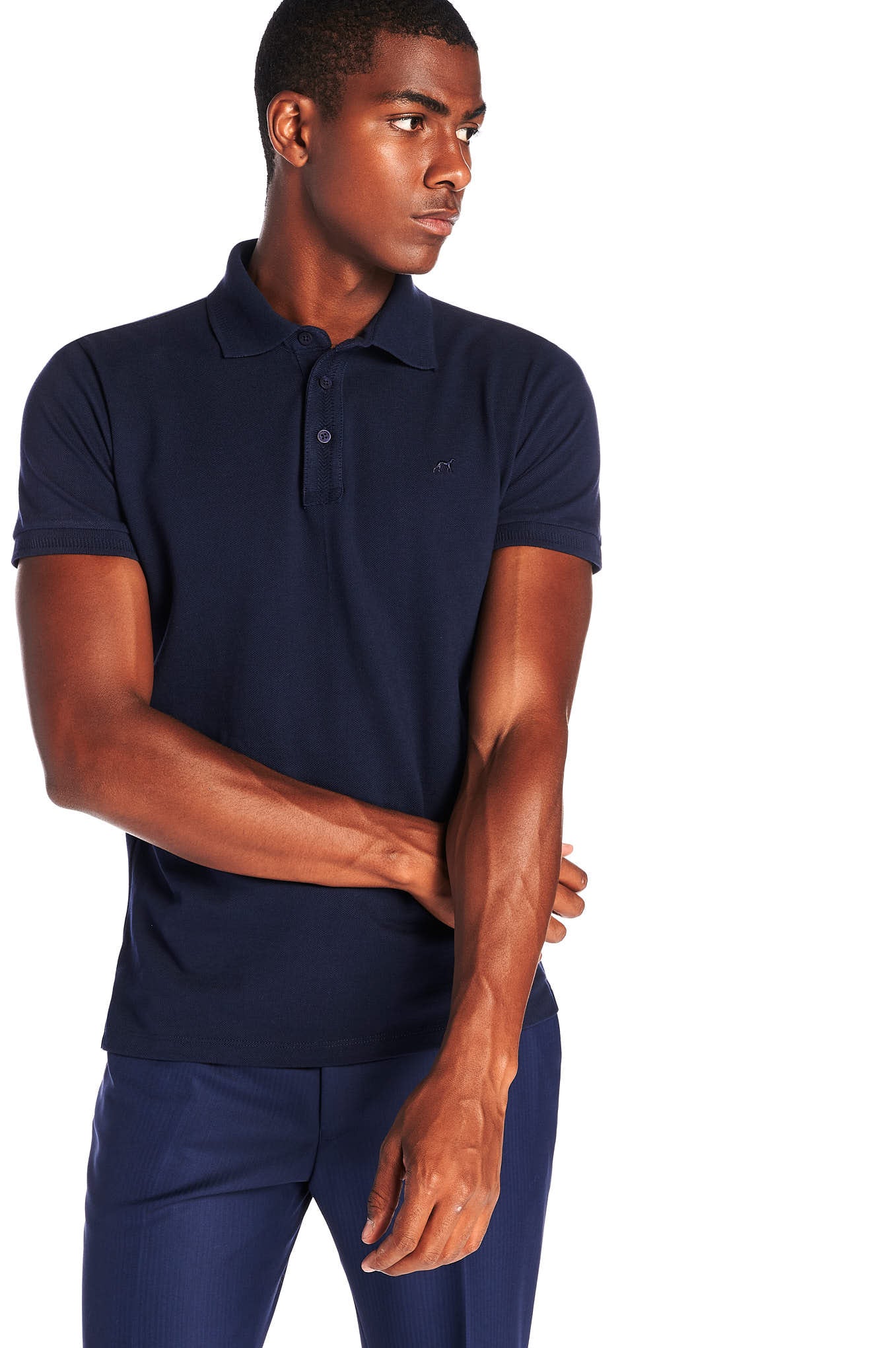 Men's Piquet Sport Slim Fit Polo - Image 3