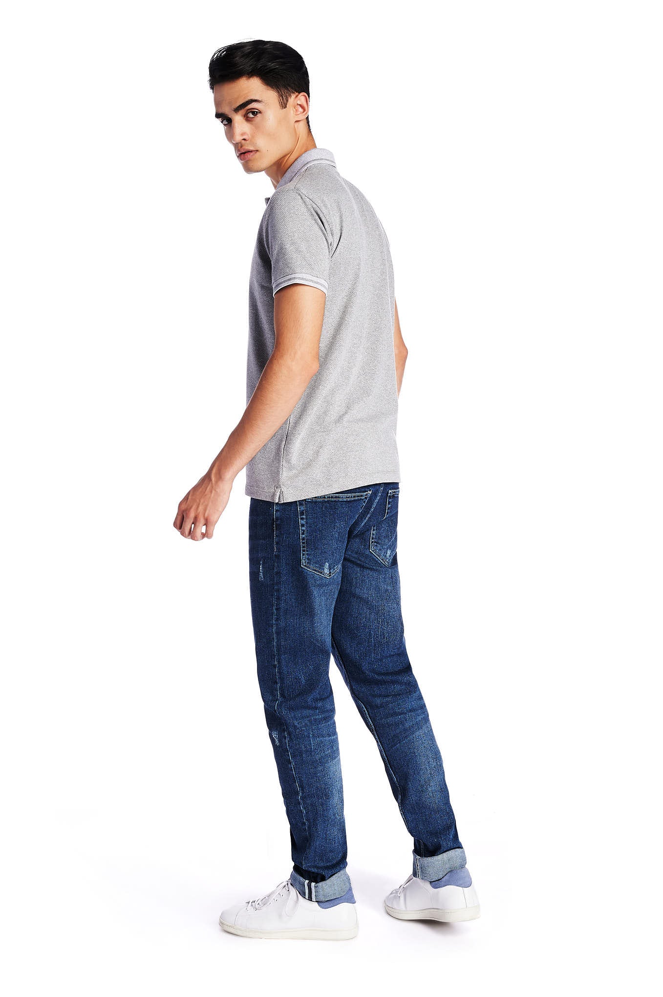 Men's Piquet Sport Slim Fit Polo - Image 3