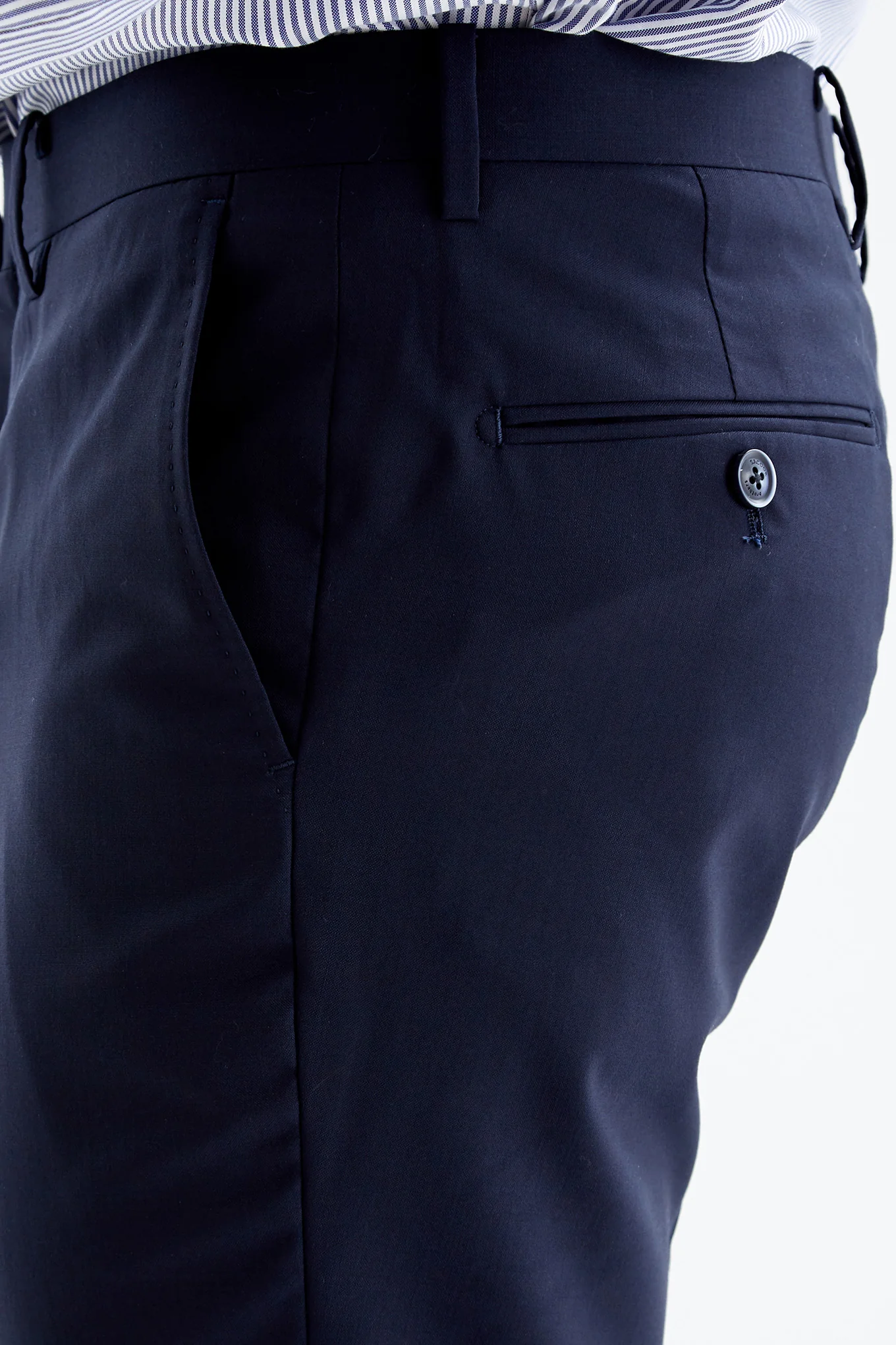 Men's Plain Classic Trousers - Image 5