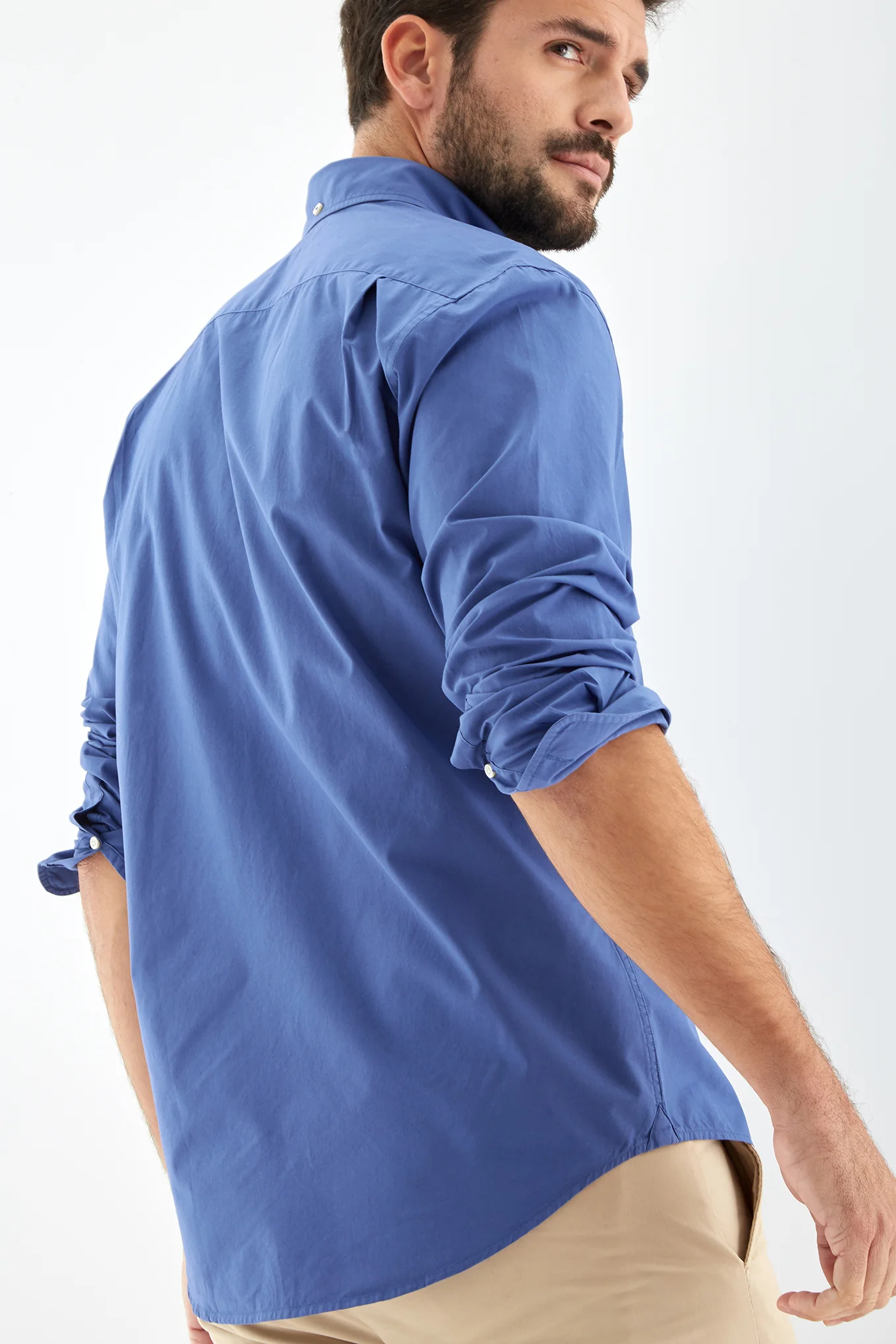 Men's Plain Cotton Regular Fit Shirt - Image 32