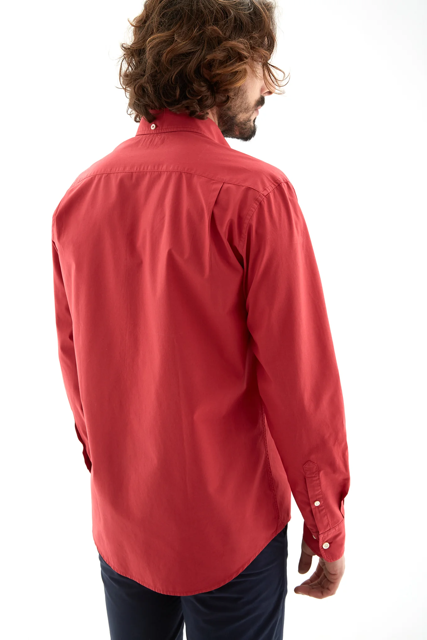 Men's Plain Cotton Regular Fit Shirt - Image 37